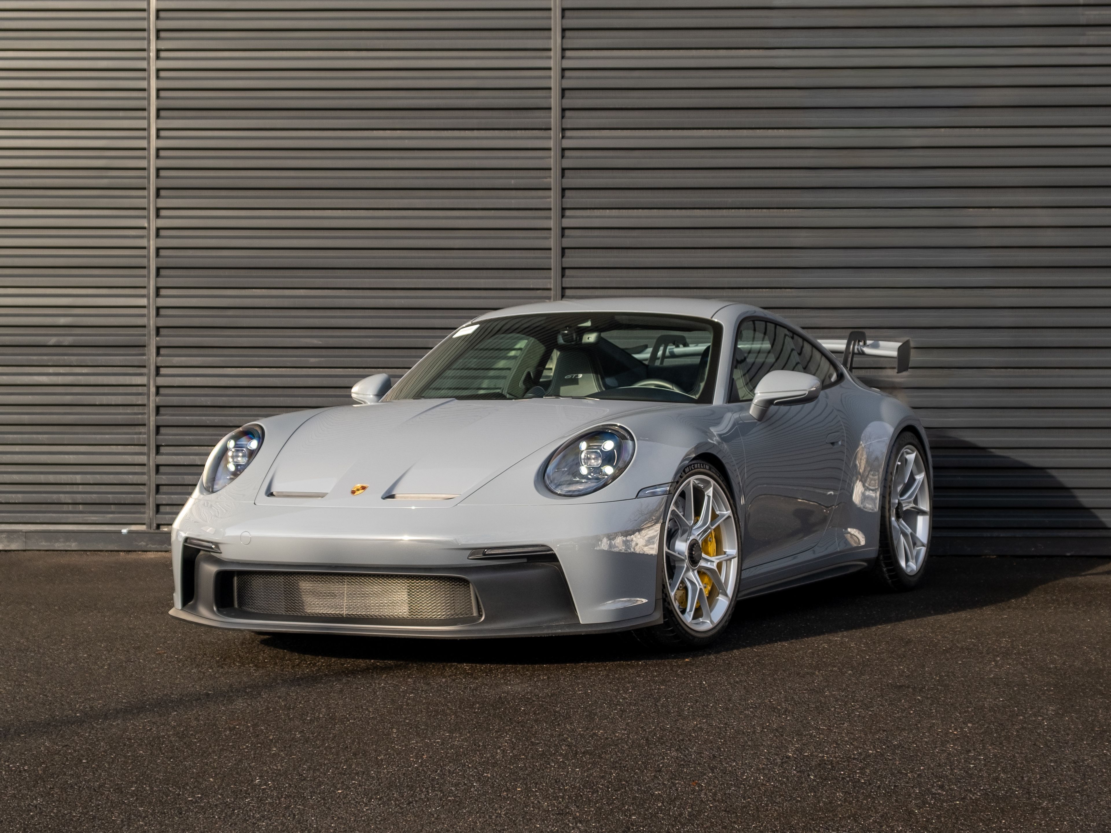 Gray (Arctic Grey) 2024 Porsche 911 GT3 Coupe RWD Coupe Rear-Wheel Drive 7-Speed Automatic