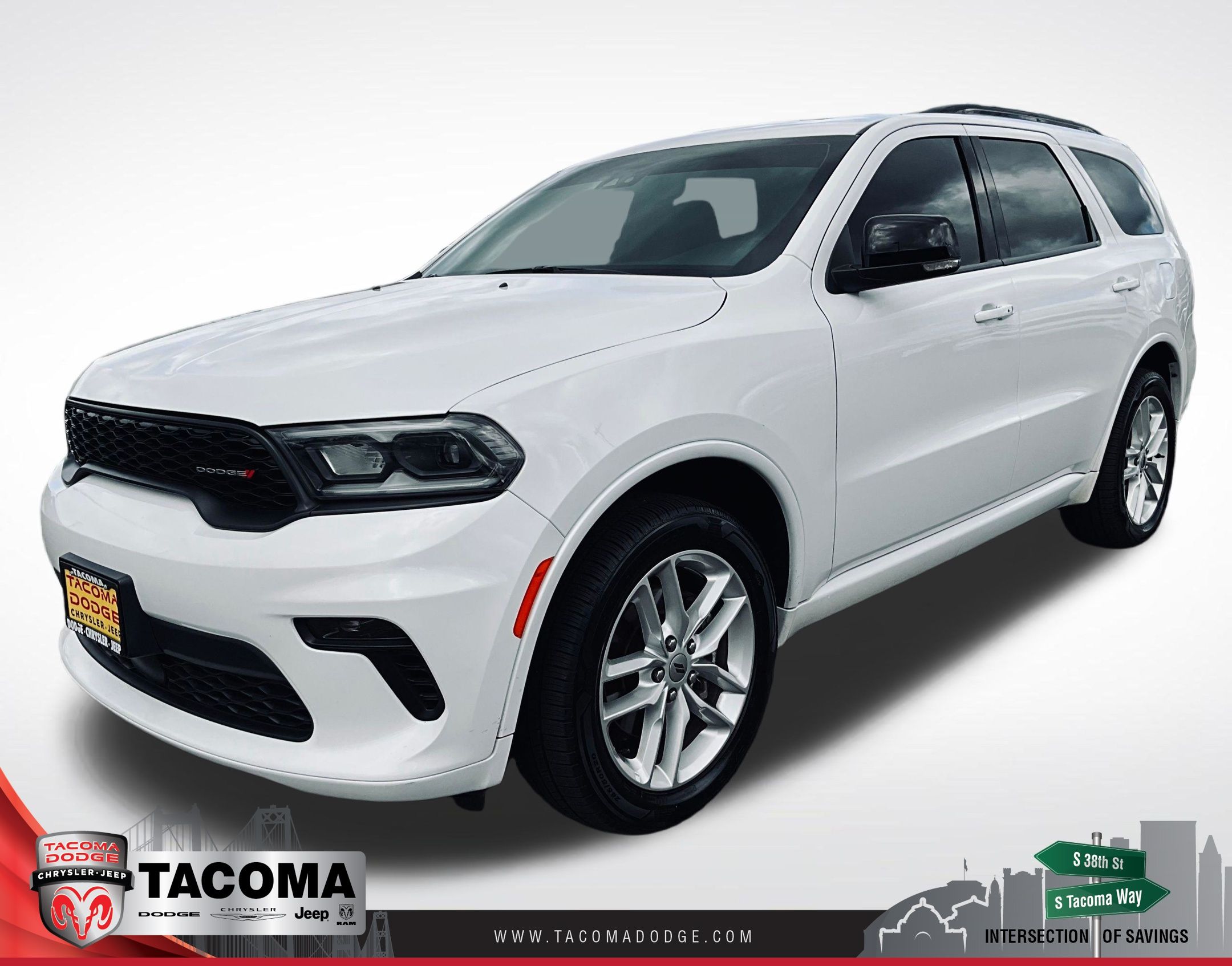 White Knuckle Clearcoat 2023 Dodge Durango SUV / Crossover All-Wheel Drive 8-Speed Automatic