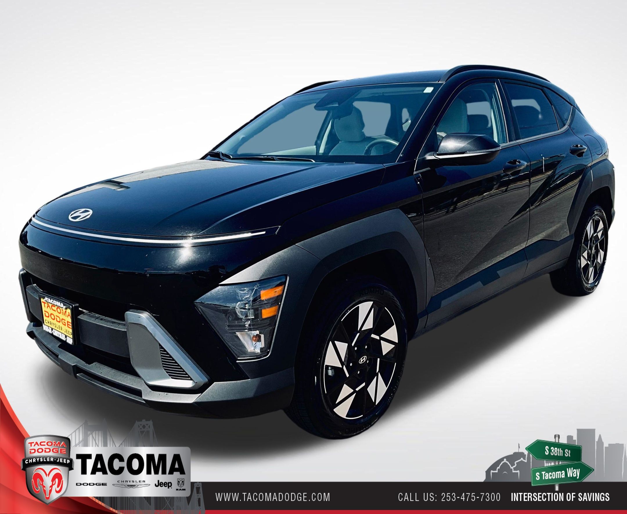 Abyss Black Pearl 2024 Hyundai Kona SUV / Crossover All-Wheel Drive Continuously Variable Transmission