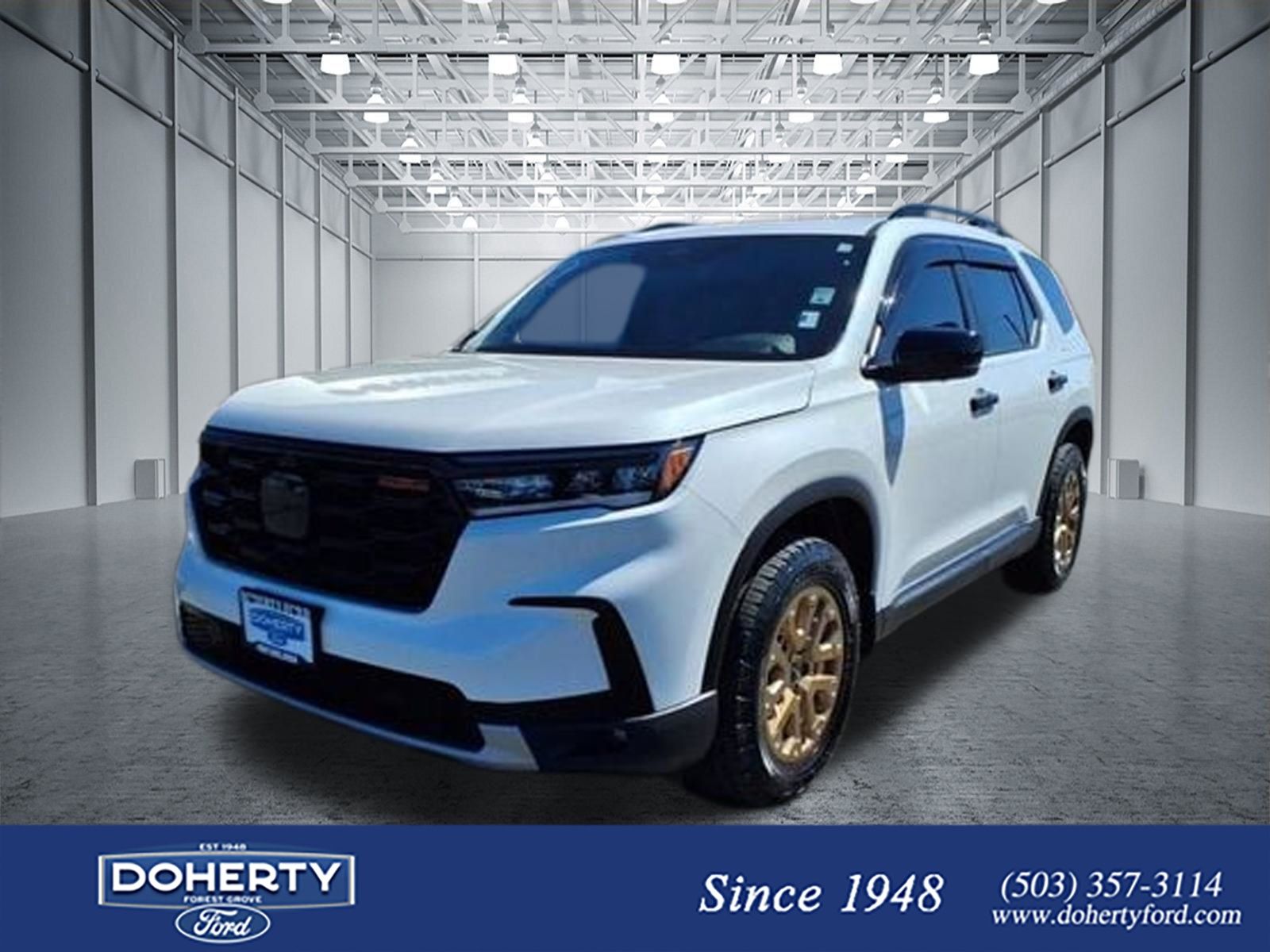Platinum White Pearl 2024 Honda Pilot SUV / Crossover All-Wheel Drive Automatic