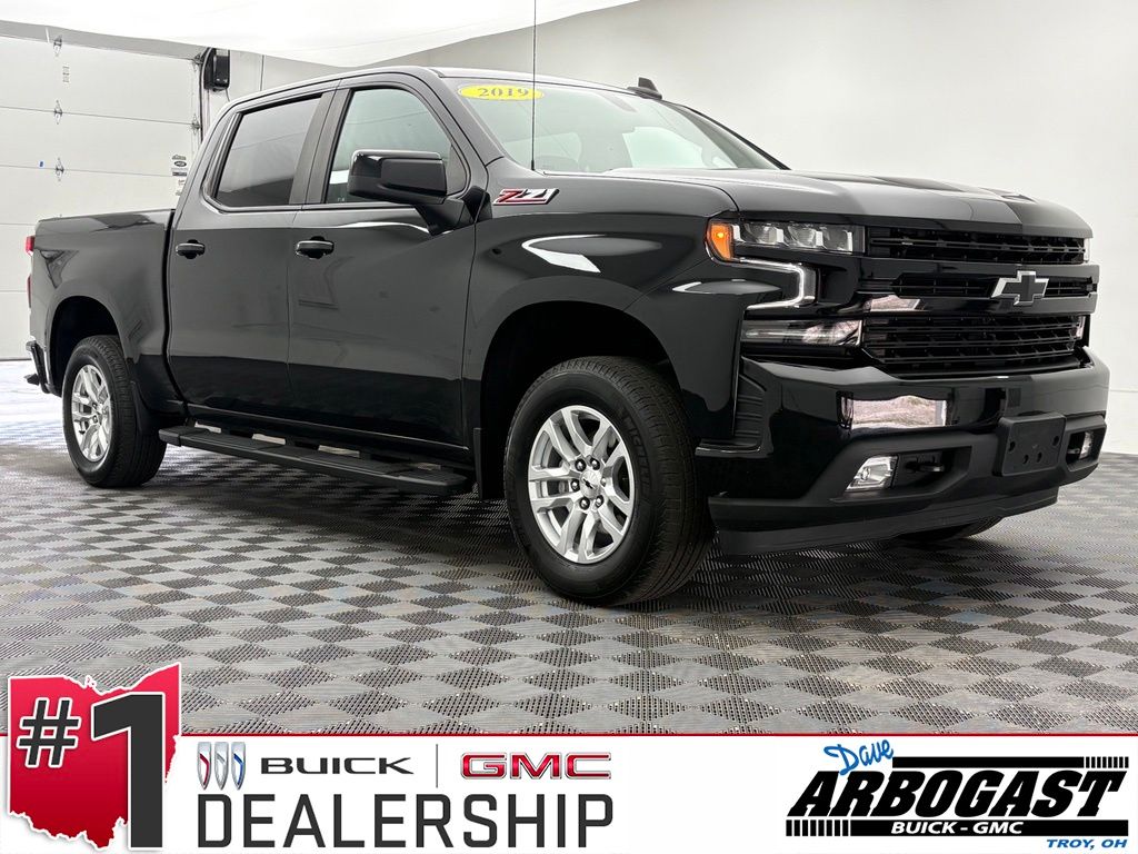 Black 2019 Chevrolet Silverado 1500 Pickup Truck Four-Wheel Drive 8-Speed Automatic