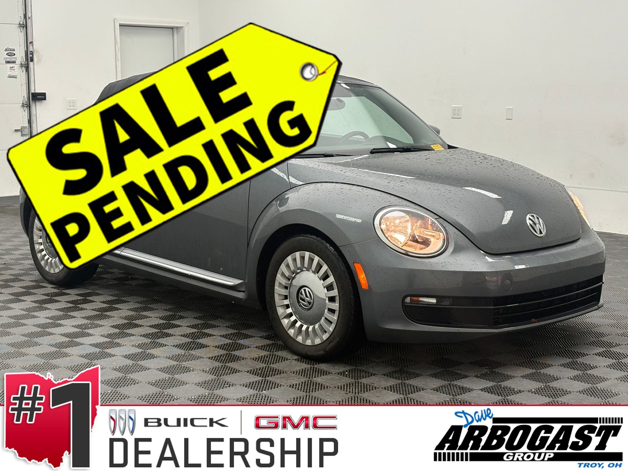 Gray 2014 Volkswagen Beetle Convertible Front-Wheel Drive 6-Speed Automatic