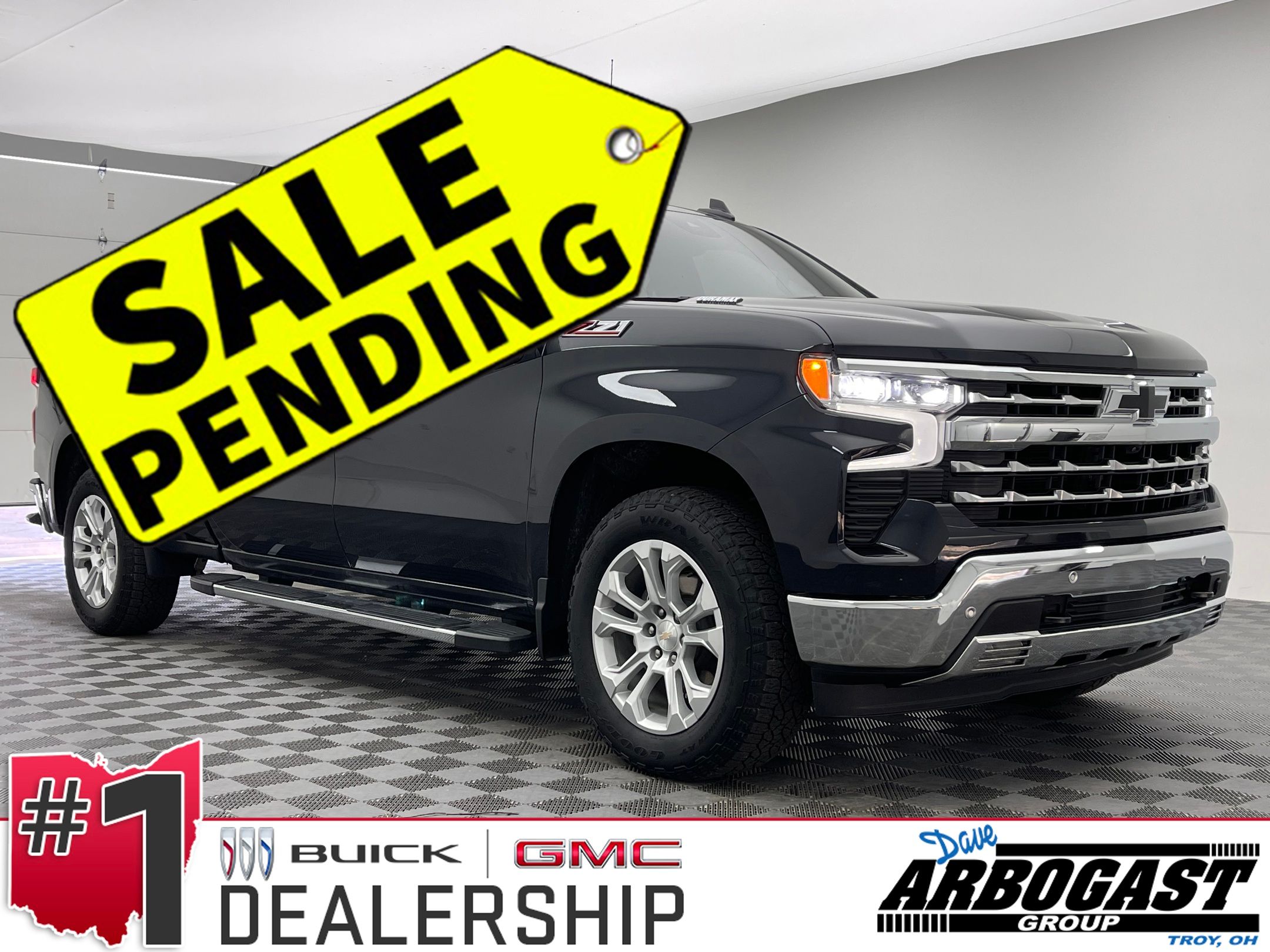 Dark Ash Metallic 2023 Chevrolet Silverado 1500 Pickup Truck Four-Wheel Drive Automatic