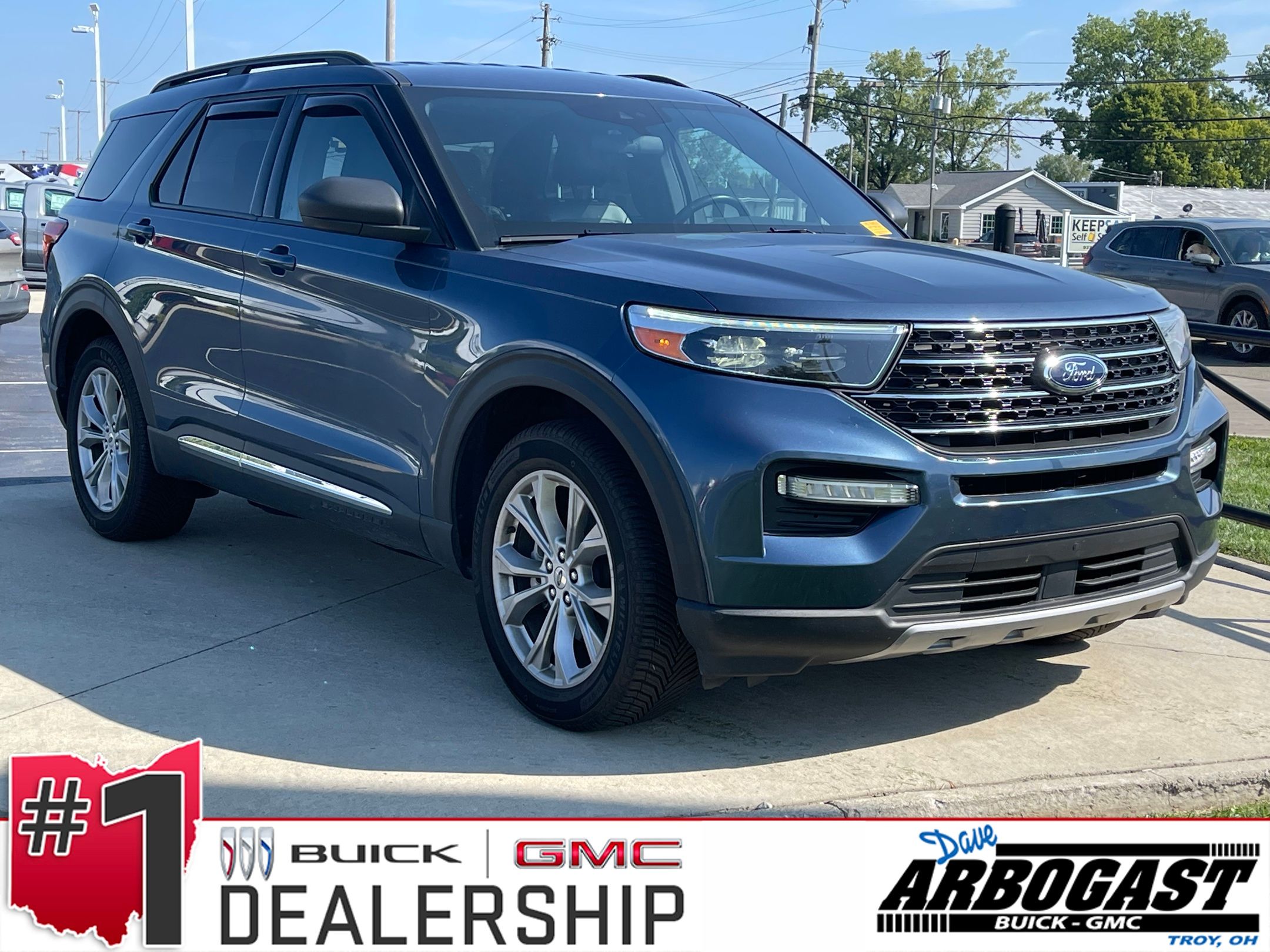 Blue Metallic 2020 Ford Explorer SUV / Crossover All-Wheel Drive Automatic