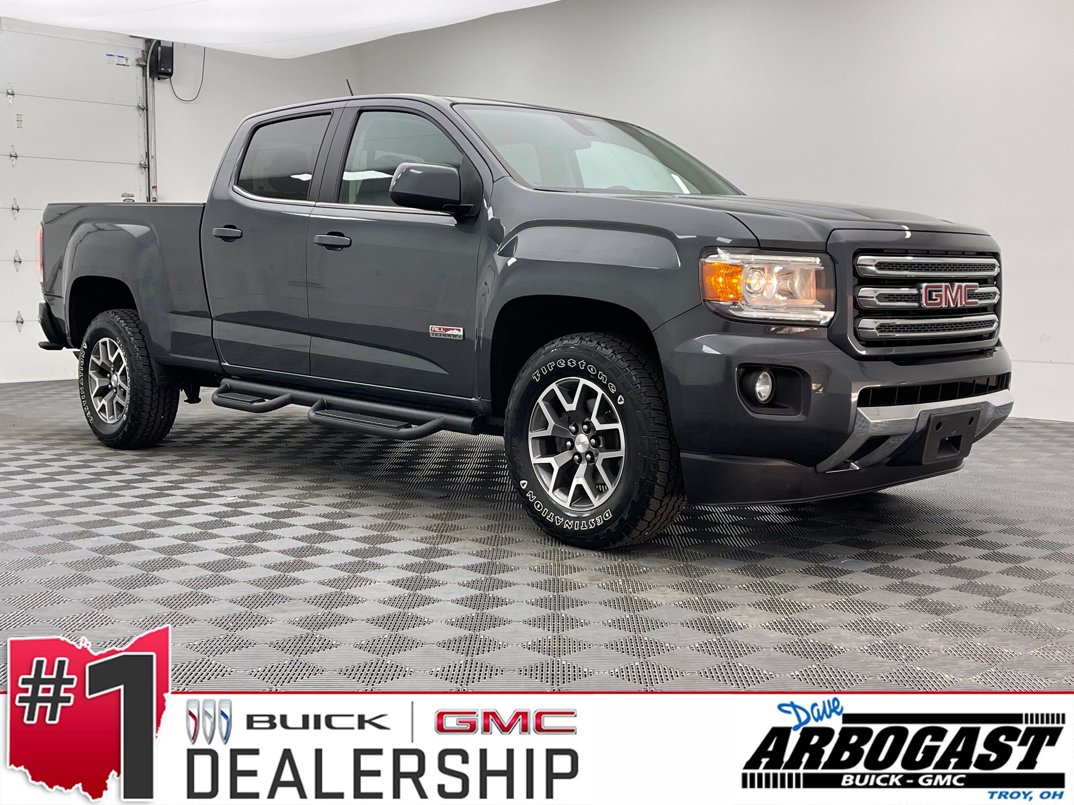 Cyber Gray Metallic 2016 GMC Canyon Pickup Truck 4X2 6-Speed Automatic
