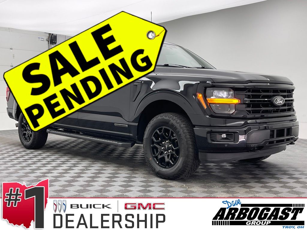 Black Metallic 2024 Ford F-150 Pickup Truck Four-Wheel Drive Automatic
