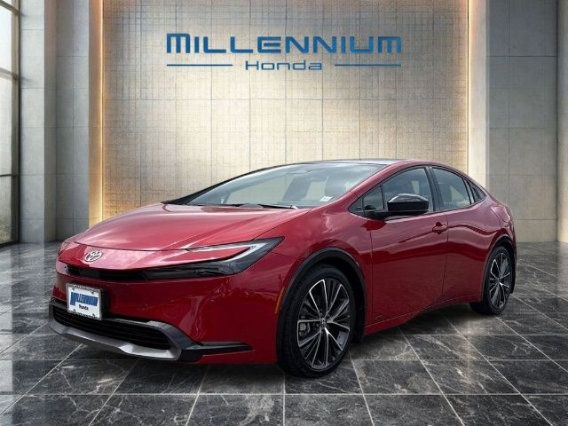 Red 2024 Toyota Prius Hatchback All-Wheel Drive Continuously Variable Transmission