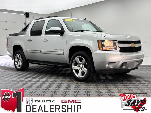Silver Ice Metallic 2012 Chevrolet Avalanche Pickup Truck Four-Wheel Drive 6-Speed Automatic