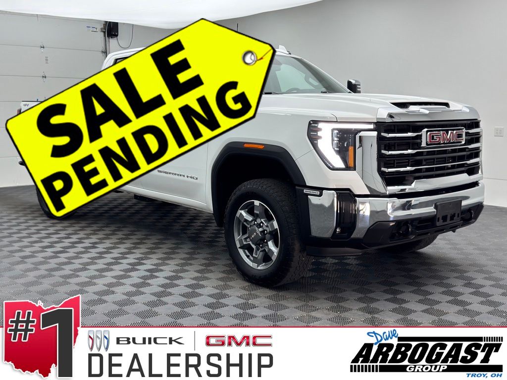 Summit White 2025 GMC Sierra 3500HD Pickup Truck Four-Wheel Drive Automatic