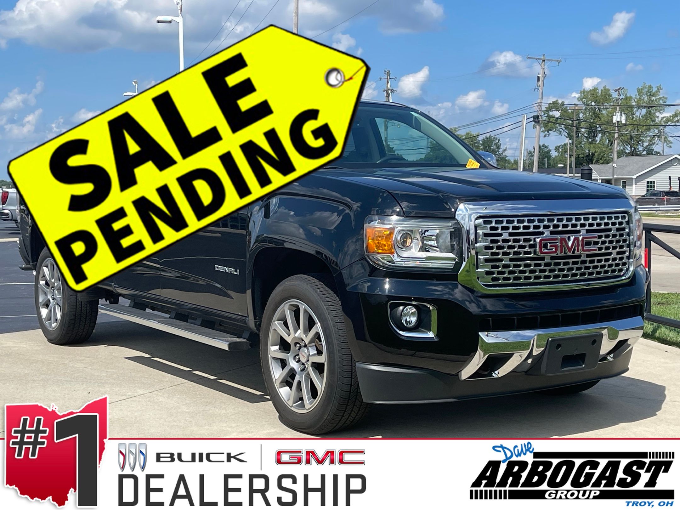 Onyx Black 2019 GMC Canyon Pickup Truck Four-Wheel Drive 8-Speed Automatic