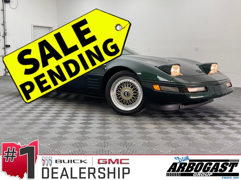 Polo Green 1992 Chevrolet Corvette Convertible Rear-Wheel Drive 6-Speed Manual