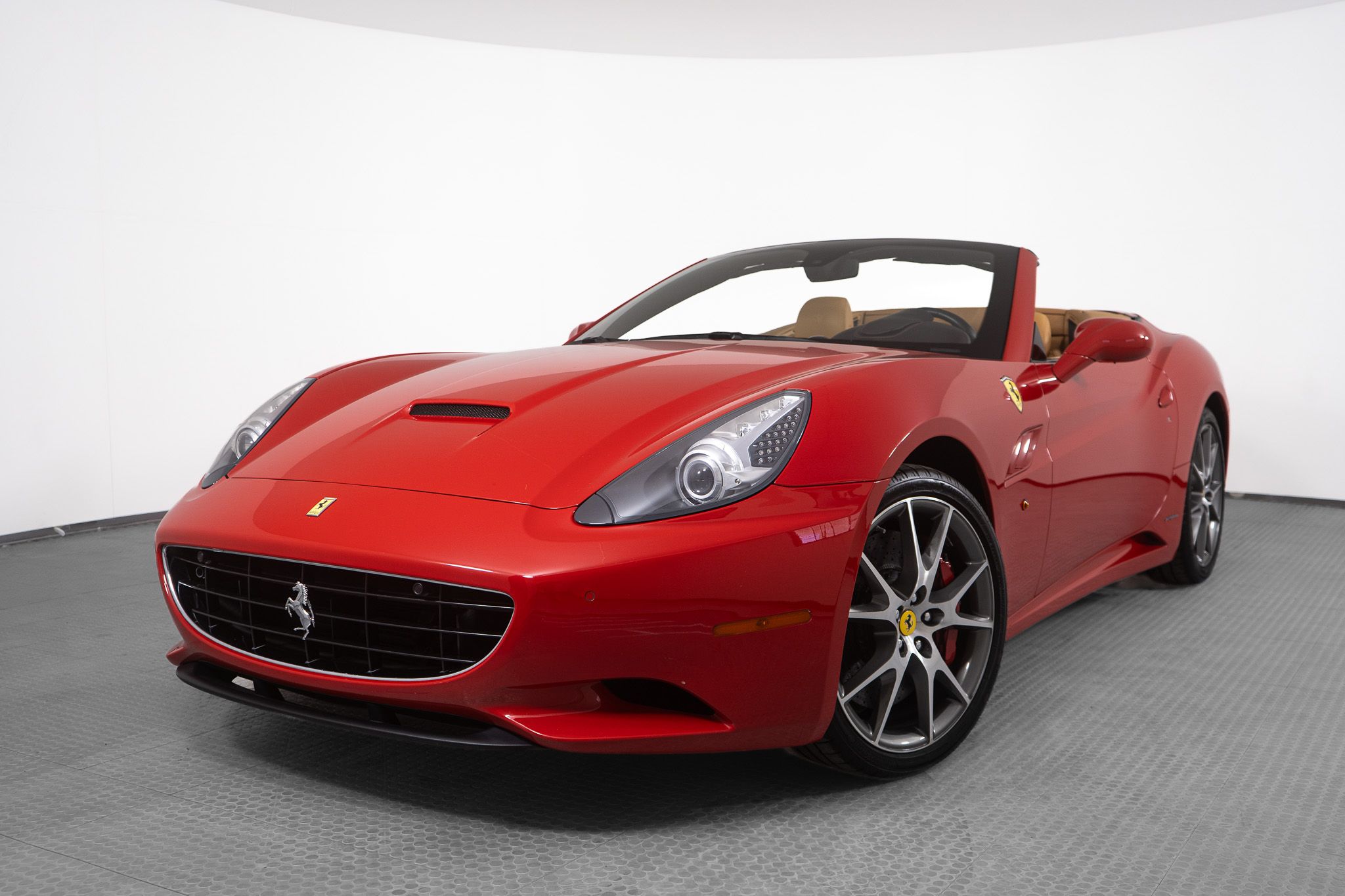 Rosso Corsa 2012 Ferrari California Convertible Rear-Wheel Drive Manual