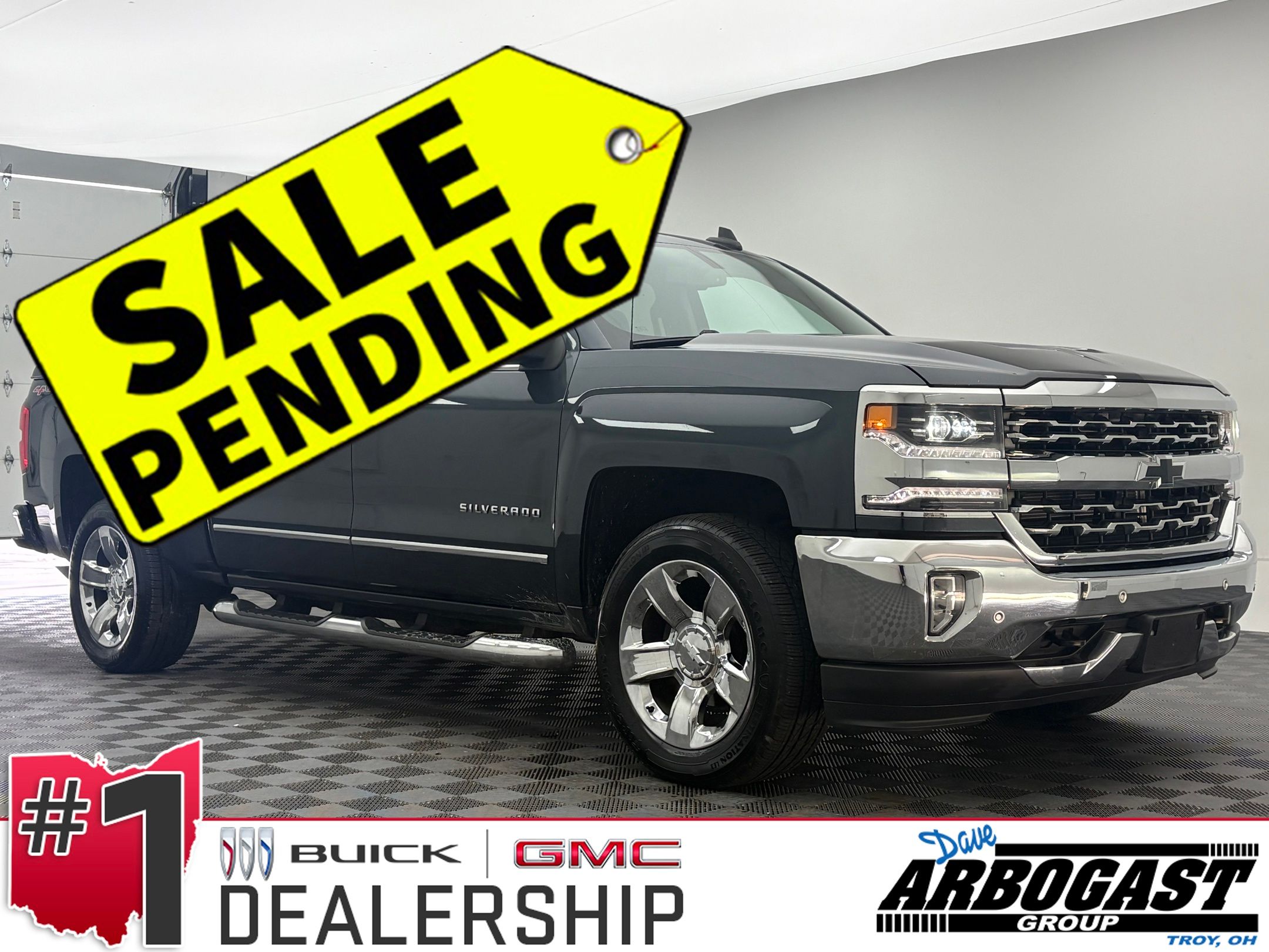 Gray (Graphite Metallic) 2017 Chevrolet Silverado 1500 Pickup Truck Four-Wheel Drive 6-Speed Automatic Overdrive