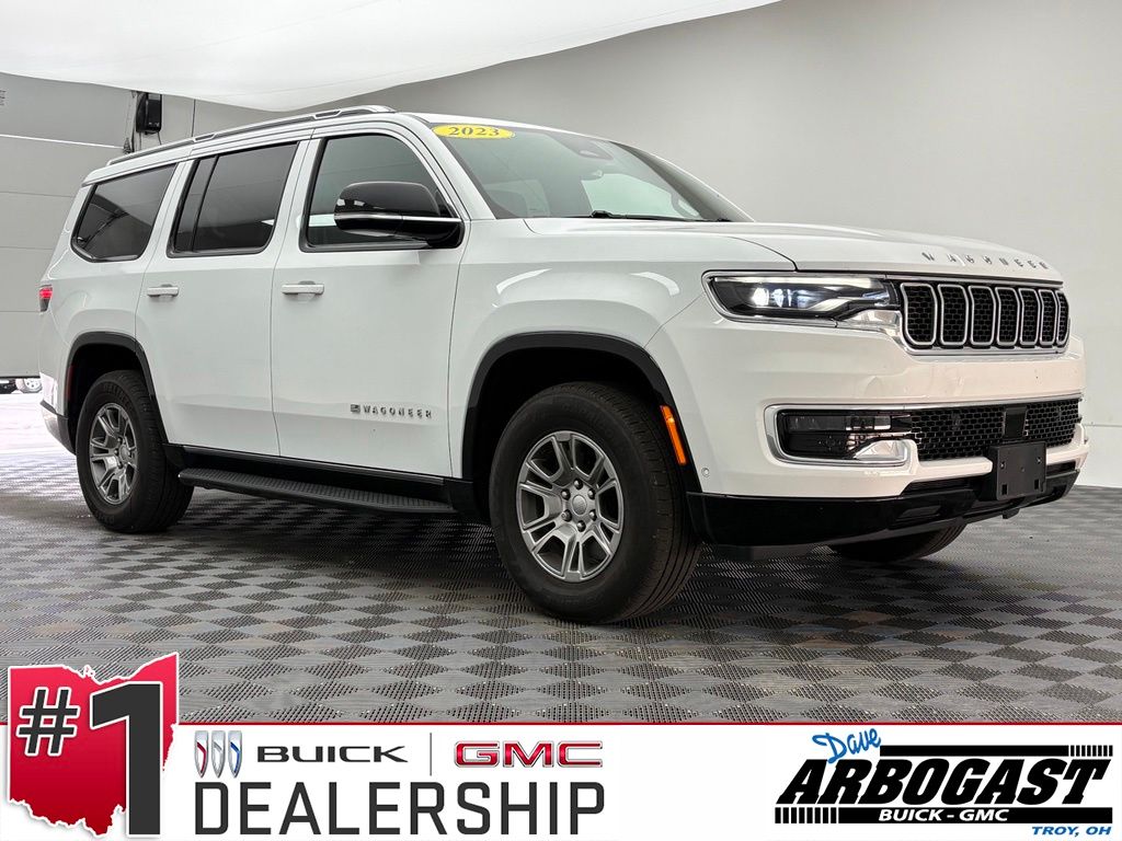Bright White Clearcoat 2023 Jeep Wagoneer SUV / Crossover Four-Wheel Drive 8-Speed Automatic