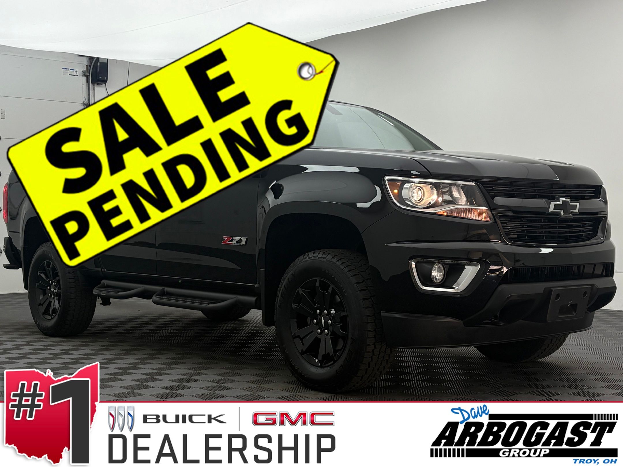 Black 2018 Chevrolet Colorado Pickup Truck Four-Wheel Drive 8-Speed Automatic