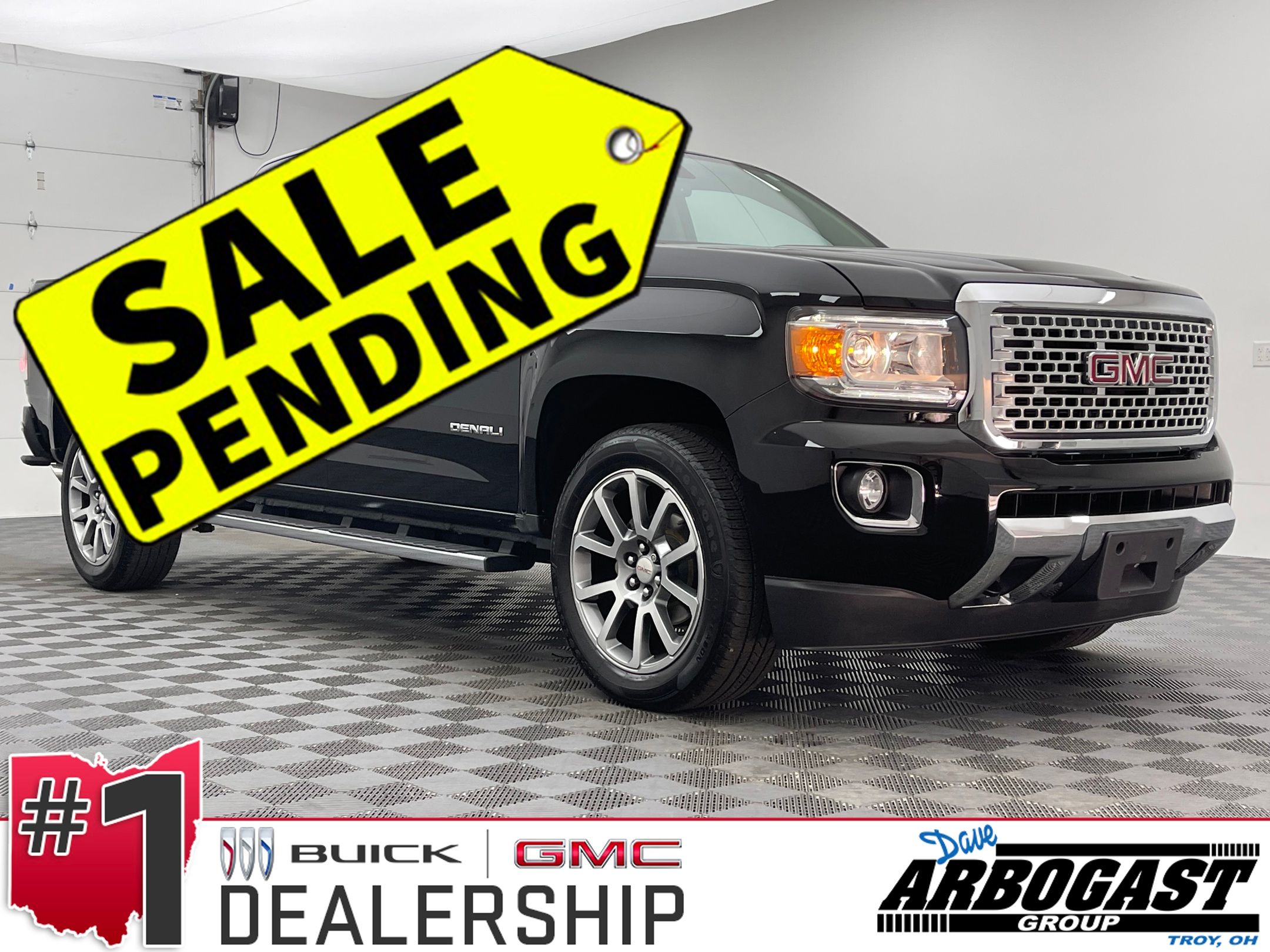 Onyx Black 2019 GMC Canyon Pickup Truck Four-Wheel Drive 8-Speed Automatic