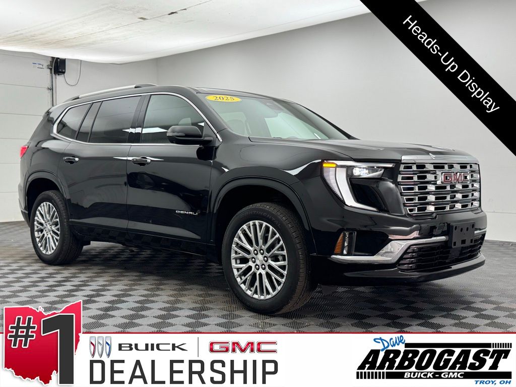 Black (Ebony Twilight Metallic) 2025 GMC Acadia SUV / Crossover Four-Wheel Drive 8-Speed Automatic