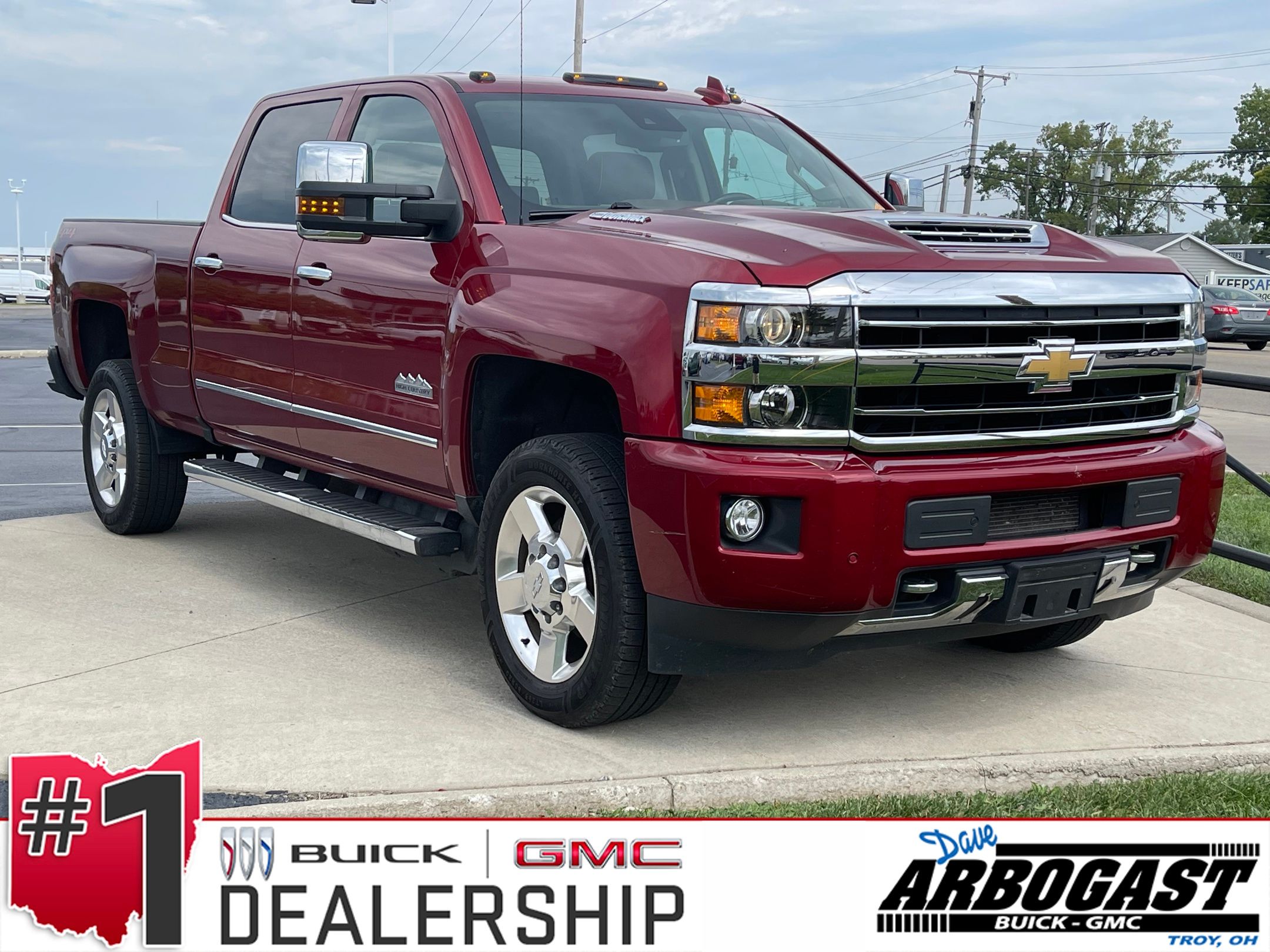 Cajun Red Tintcoat 2019 Chevrolet Silverado 2500HD Pickup Truck Four-Wheel Drive 6-Speed Automatic