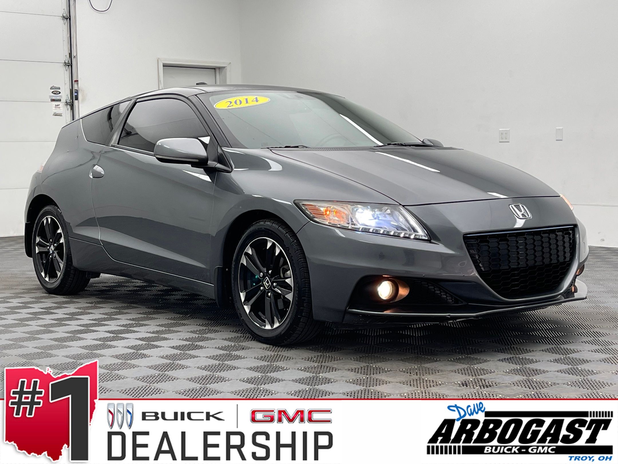 Gray 2014 Honda CR-Z Coupe Front-Wheel Drive 6-Speed Manual