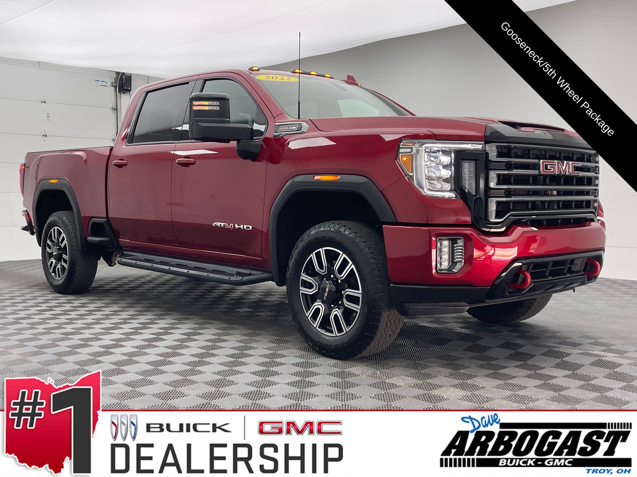 Cayenne Red Tintcoat 2022 GMC Sierra 2500HD Pickup Truck Four-Wheel Drive 6-Speed Automatic