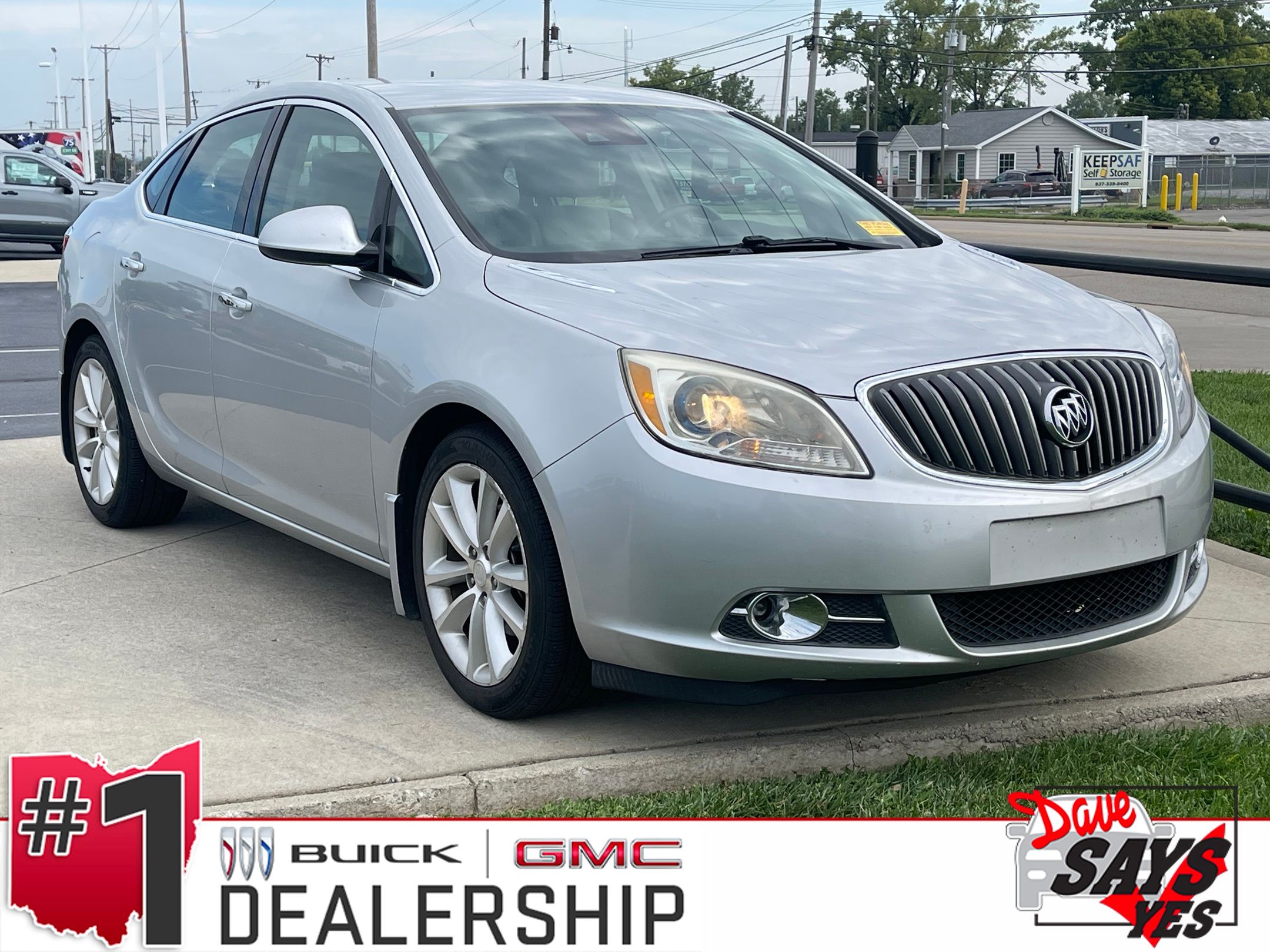 Quicksilver Metallic 2014 Buick Verano Sedan Front-Wheel Drive 6-Speed Automatic Overdrive