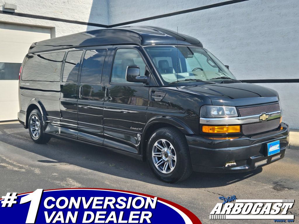 Black 2022 Chevrolet Express Cargo Van Rear-Wheel Drive 6-Speed Automatic Overdrive