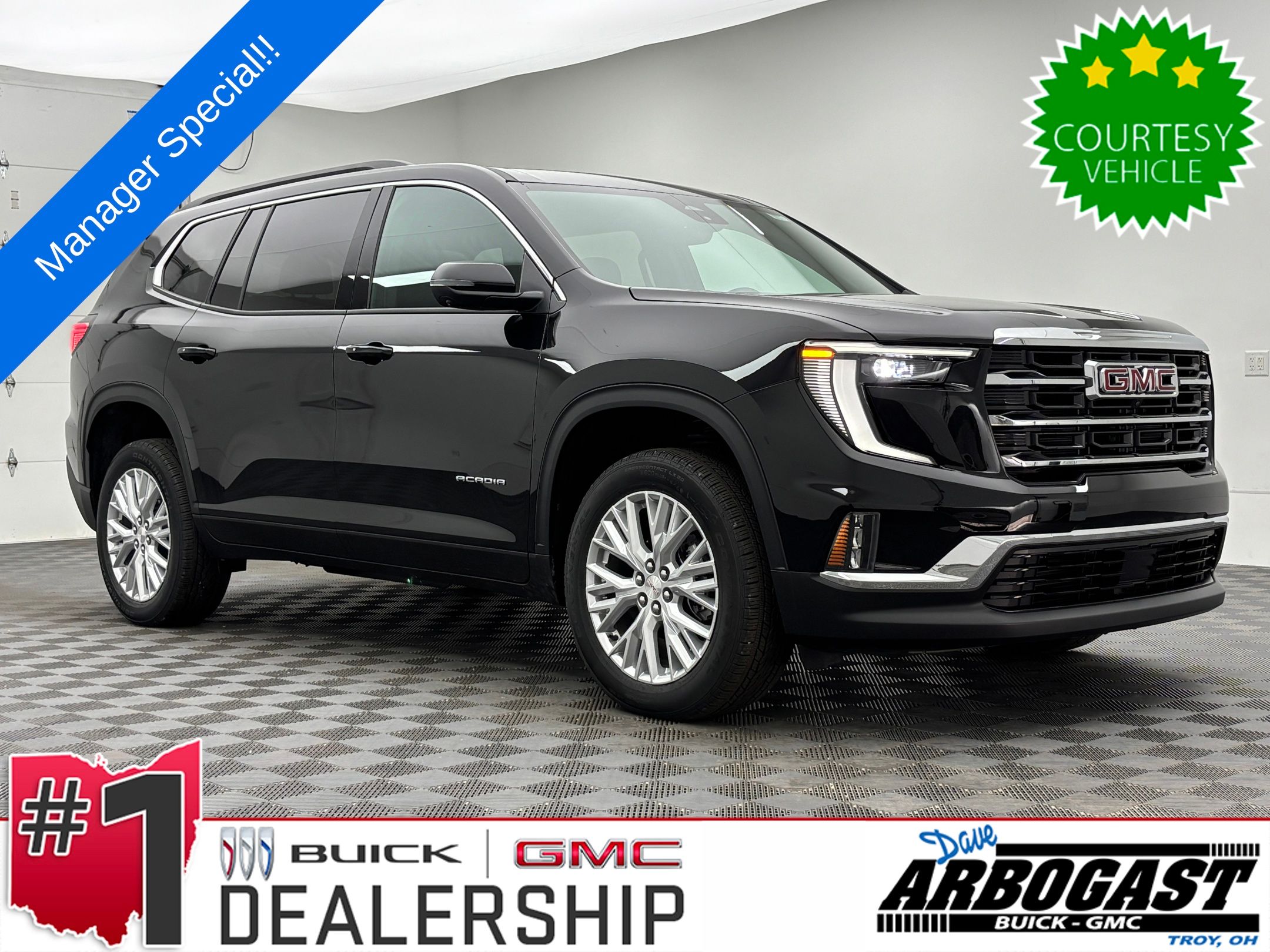 Black (Ebony Twilight Metallic) 2026 GMC Acadia SUV / Crossover Front-Wheel Drive 8-Speed Automatic