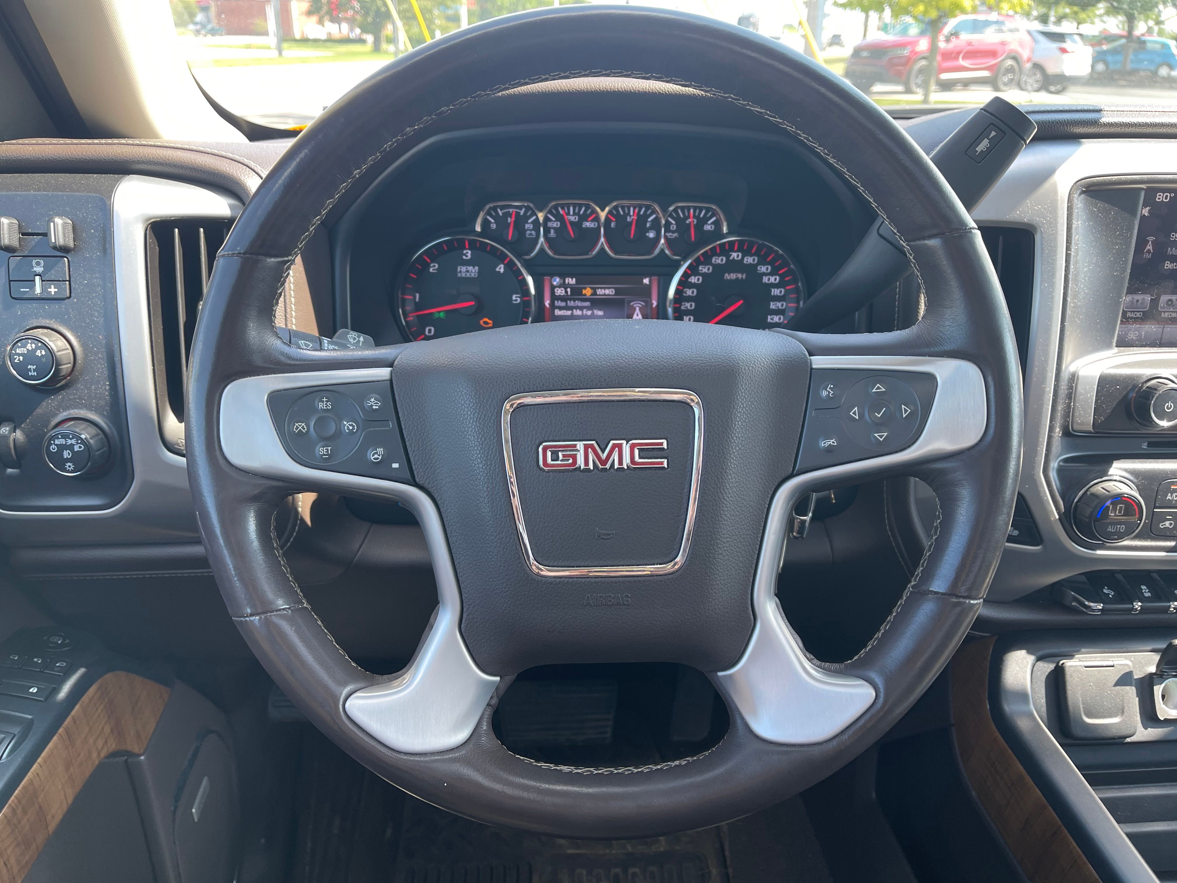 Used 2016 White Frost Tricoat GMC SLT image 10