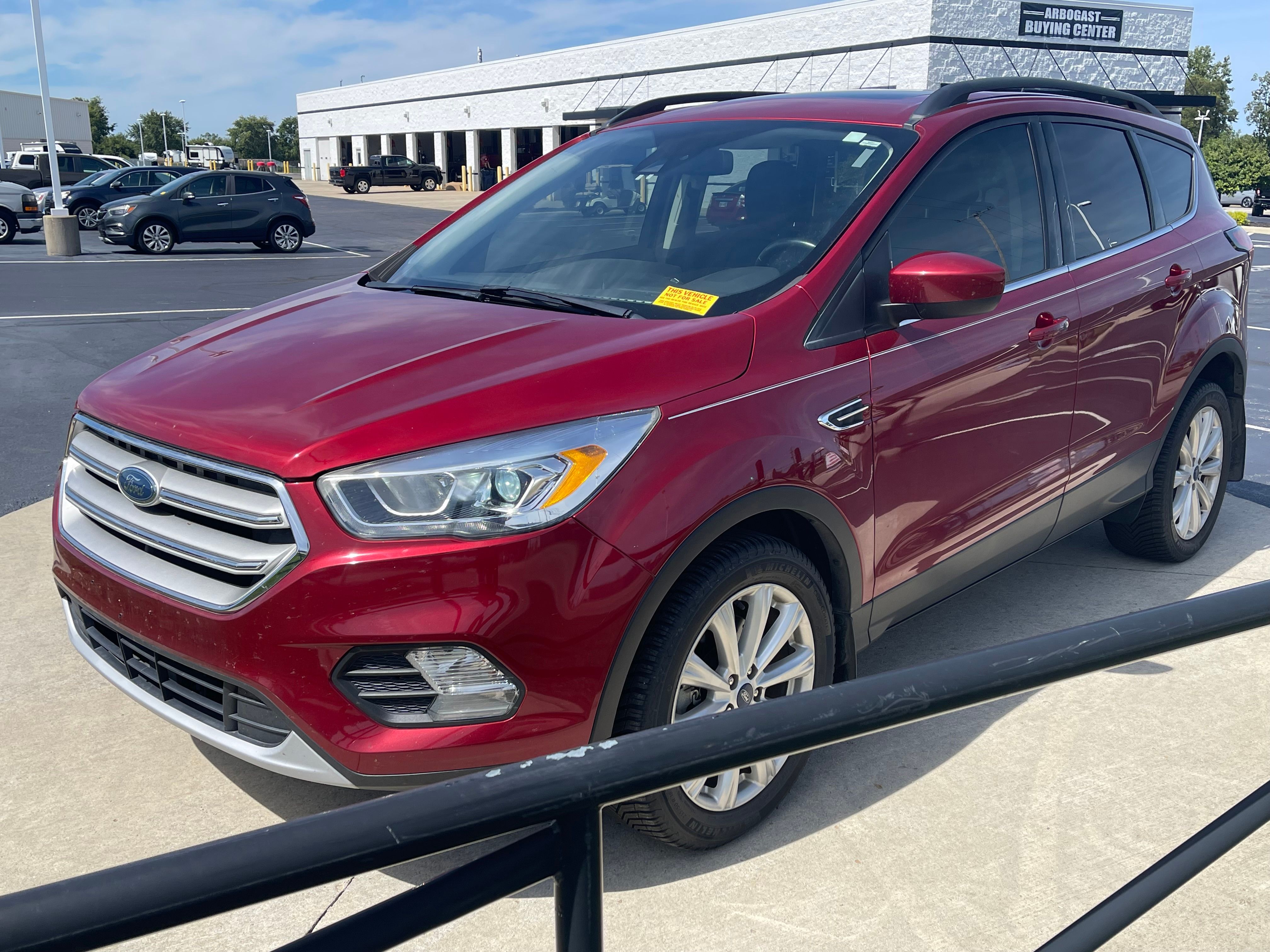 Used 2019 Ruby Red Metallic Ford SEL image 3