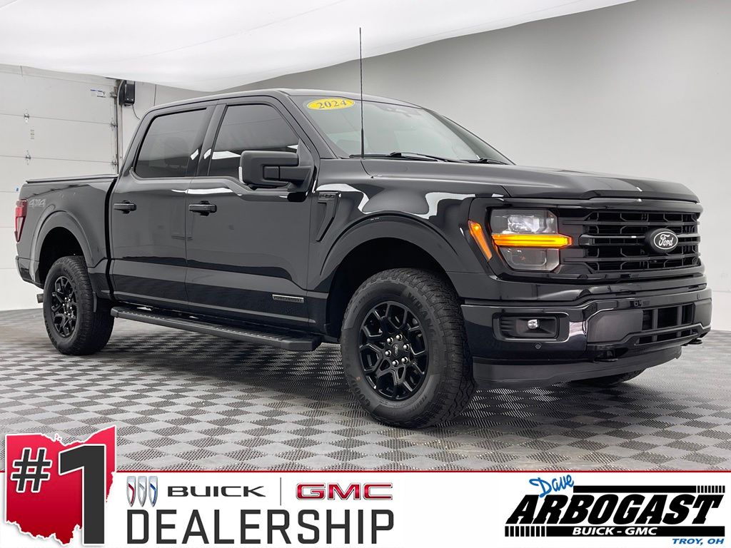 Black Metallic 2024 Ford F-150 Pickup Truck Four-Wheel Drive Automatic