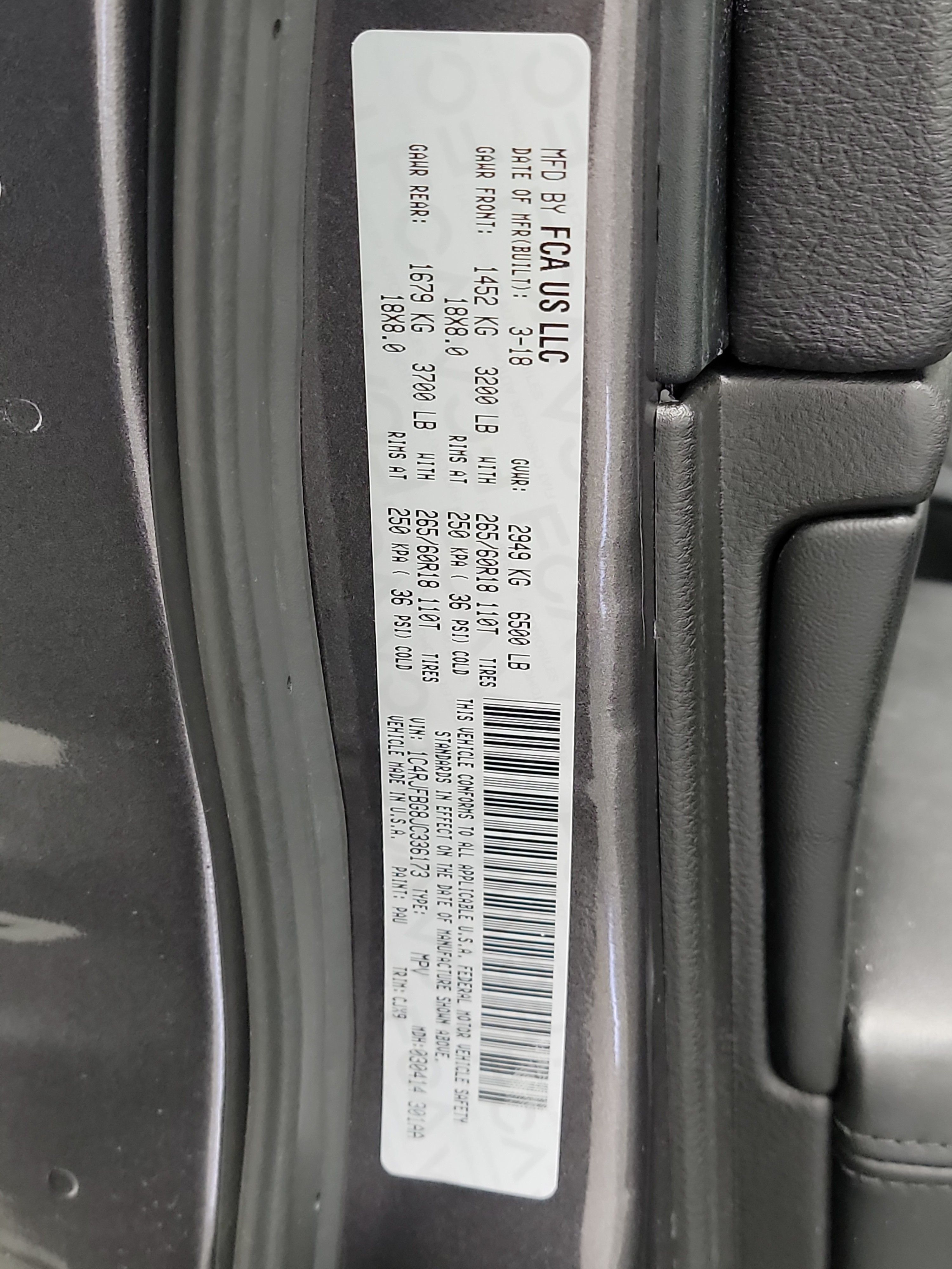 2018 Jeep Grand Cherokee Limited photo