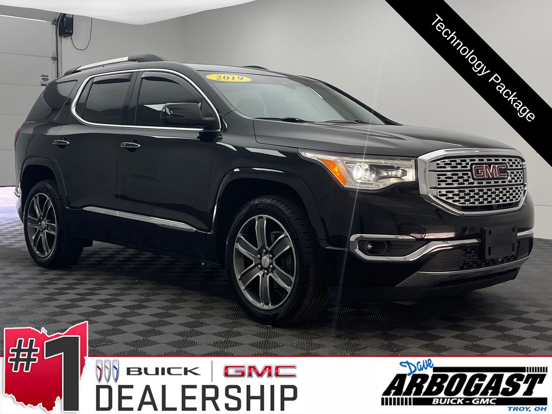 Black (Ebony Twilight Metallic) 2019 GMC Acadia SUV / Crossover Four-Wheel Drive 6-Speed Automatic