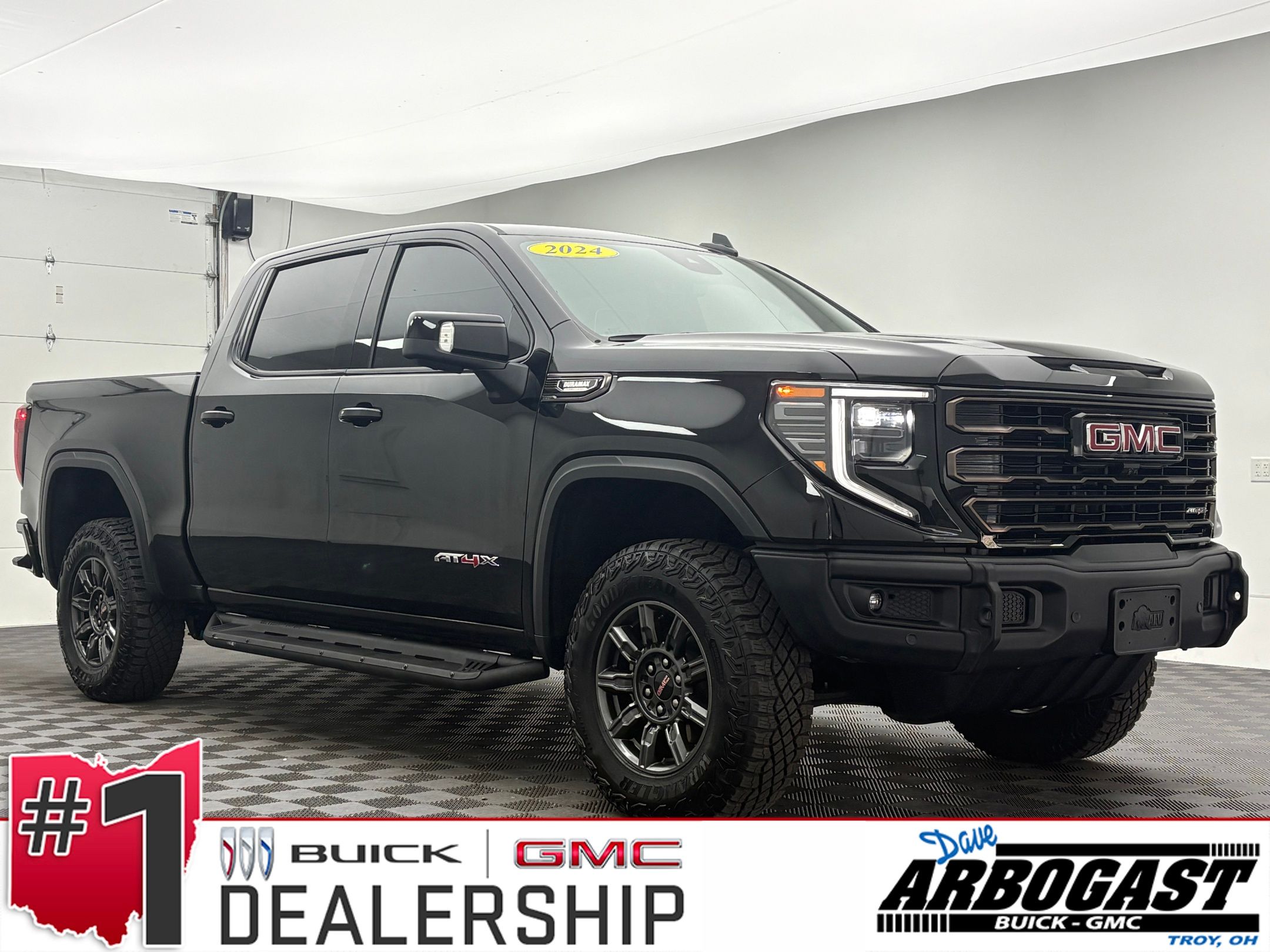 Onyx Black 2024 GMC Sierra 1500 Pickup Truck Four-Wheel Drive Automatic
