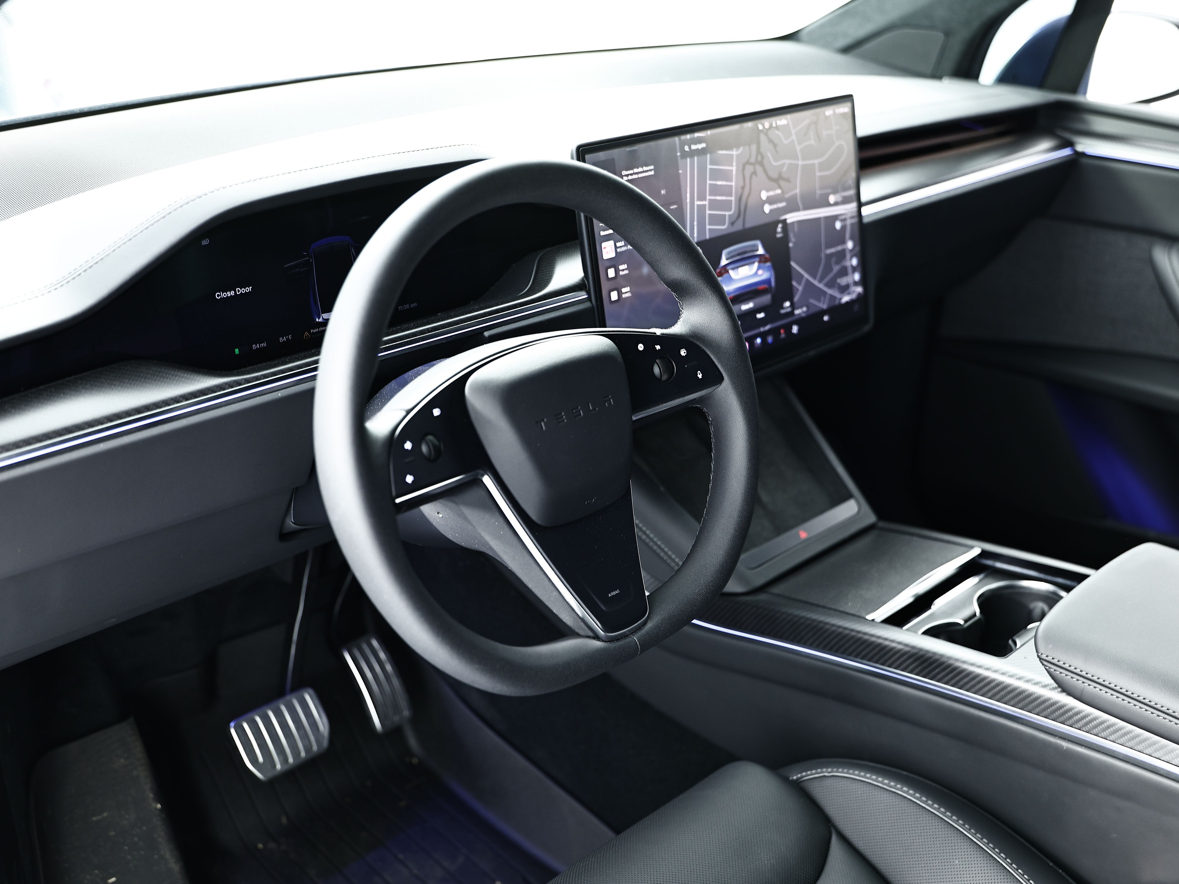 Used 2026 Blue Tesla Plaid image 4