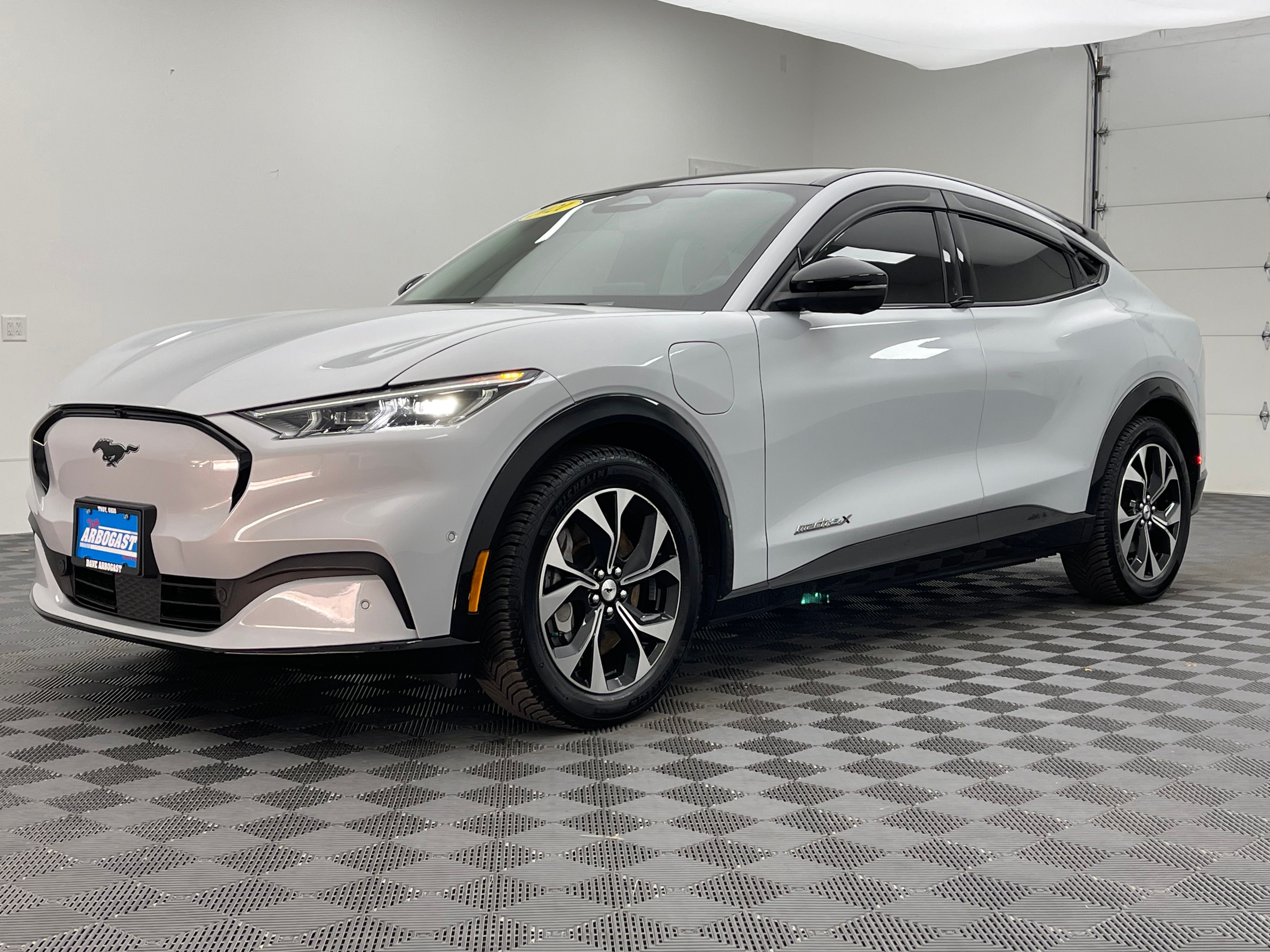 Used 2021 Ford Mustang Mach-E Premium AWD with VIN 3FMTK3SU0MMA55989 for sale in Troy, OH