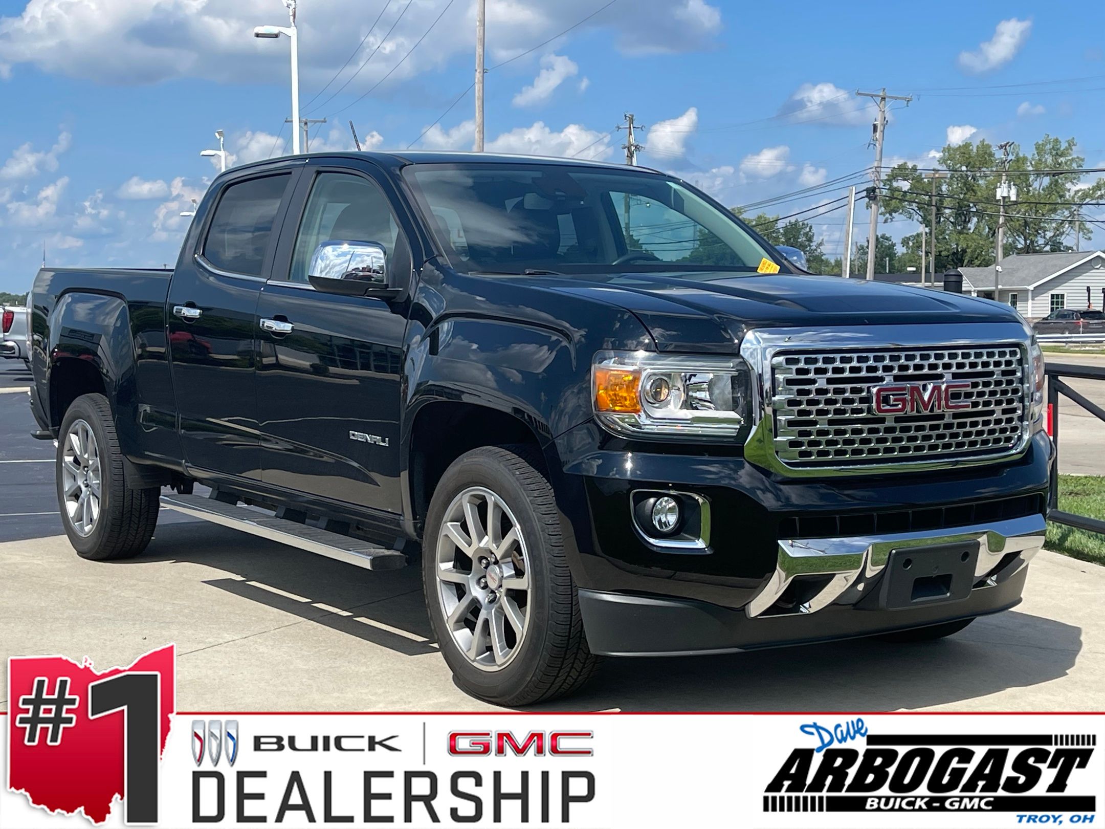 Onyx Black 2019 GMC Canyon Pickup Truck Four-Wheel Drive 8-Speed Automatic