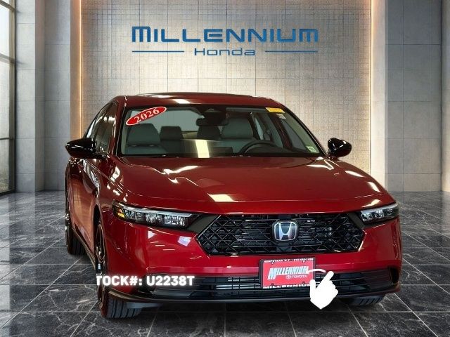 Radiant Red Metallic 2026 Honda Accord SE FWD Sedan Front-Wheel Drive Continuously Variable Transmission