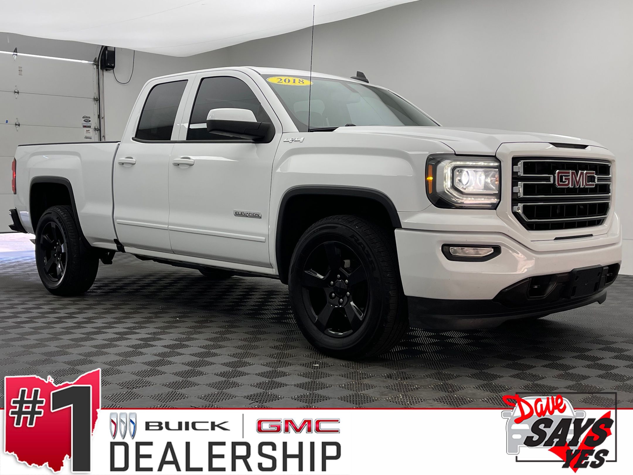 Summit White 2018 GMC Sierra 1500 Pickup Truck Four-Wheel Drive 6-Speed Automatic Overdrive
