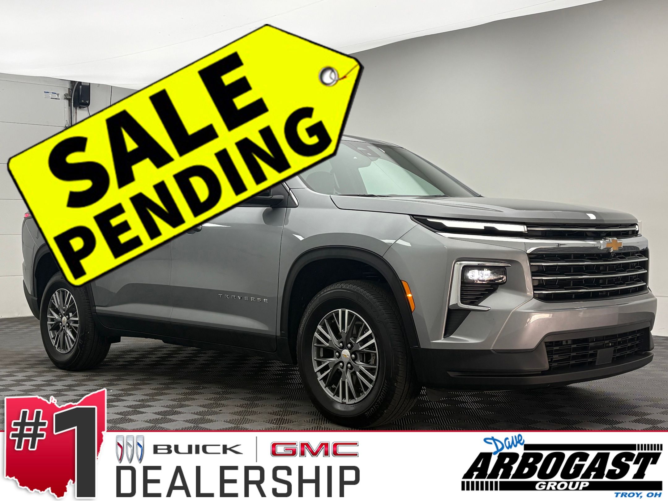 Sterling Gray Metallic 2026 Chevrolet Traverse SUV / Crossover Front-Wheel Drive 8-Speed Automatic