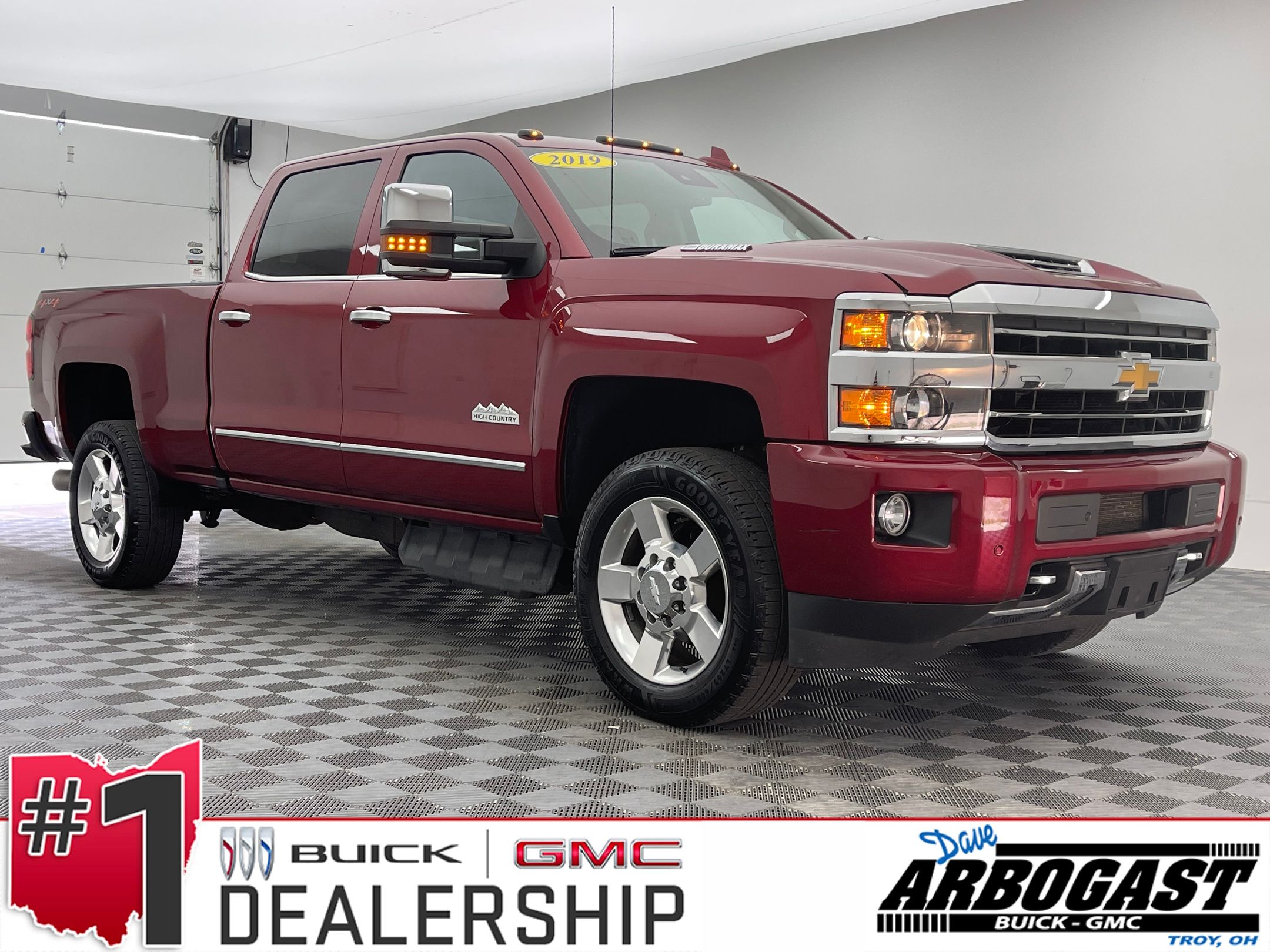 Cajun Red Tintcoat 2019 Chevrolet Silverado 2500HD Pickup Truck Four-Wheel Drive 6-Speed Automatic