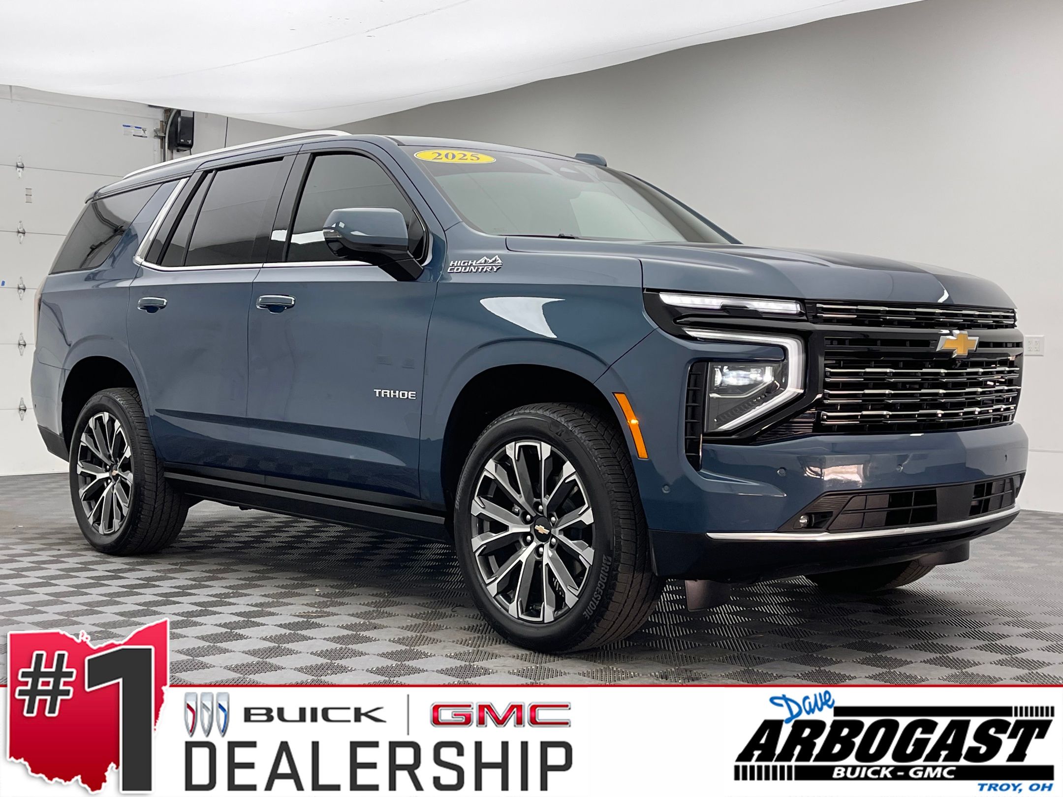 Lakeshore Blue Metallic 2025 Chevrolet Tahoe SUV / Crossover Four-Wheel Drive 