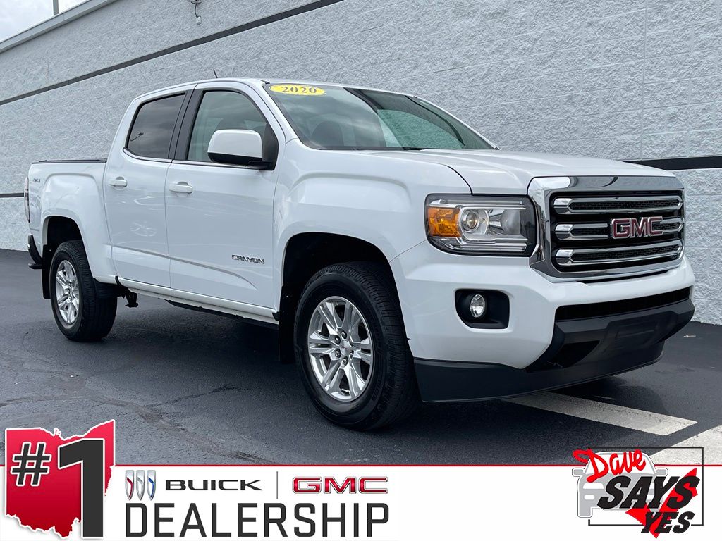 Summit White 2020 GMC Canyon Pickup Truck Four-Wheel Drive 8-Speed Automatic