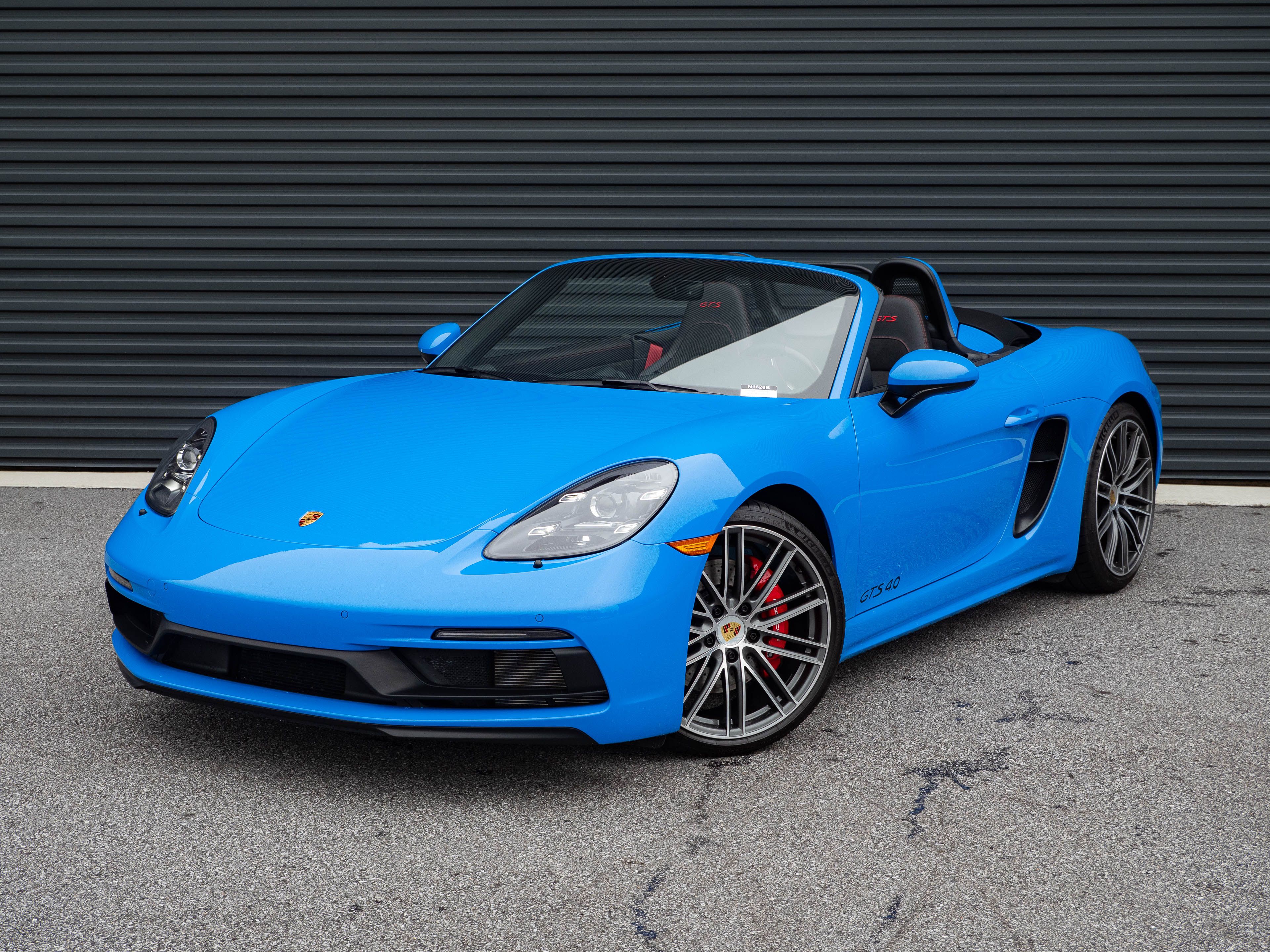 SHARK BLUE 2024 Porsche 718 Boxster Convertible Rear-Wheel Drive 6-Speed Manual