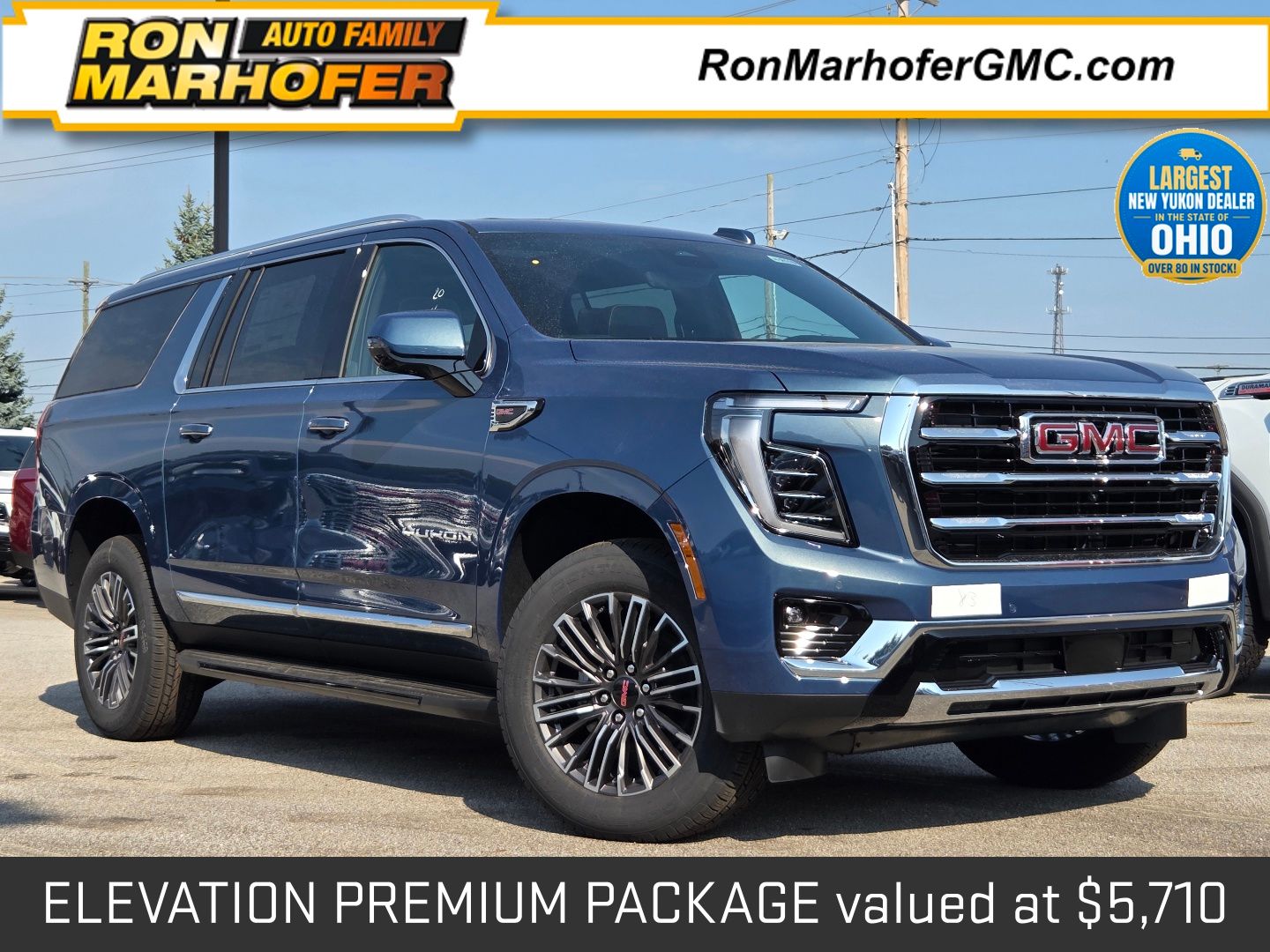 Downpour Metallic 2026 GMC Yukon XL SUV / Crossover Four-Wheel Drive 