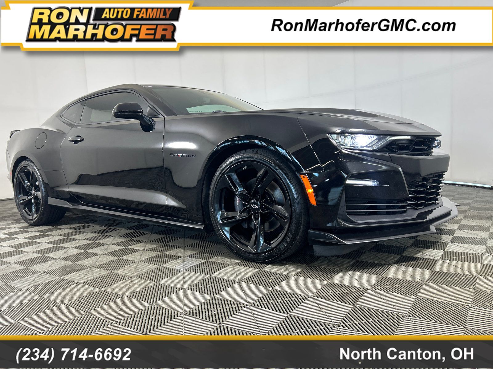 Black 2022 Chevrolet Camaro Coupe Rear-Wheel Drive Automatic