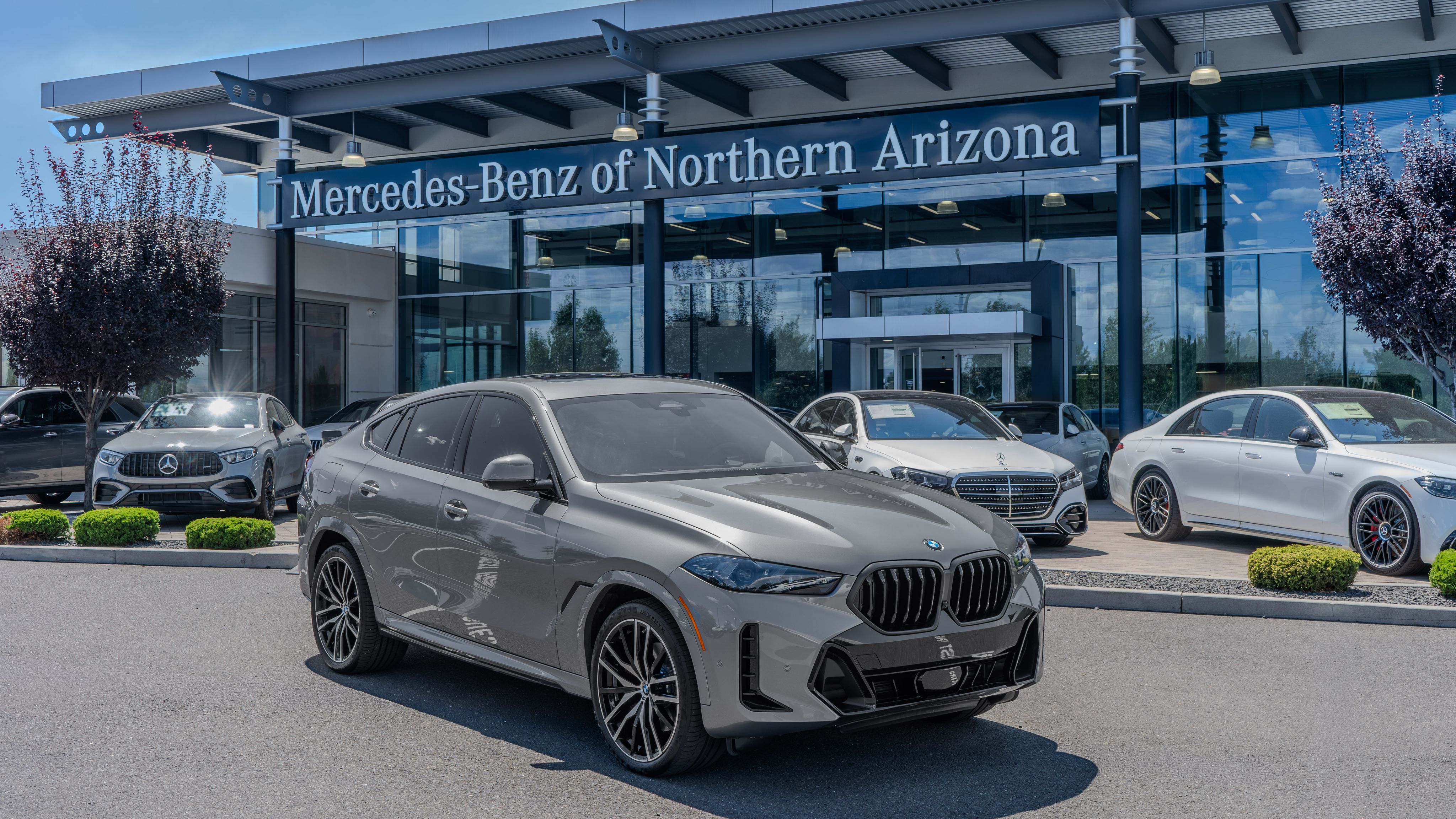 Gray (Skyscraper Grey Metallic) 2027 BMW X6 SUV / Crossover All-Wheel Drive 8-Speed Automatic