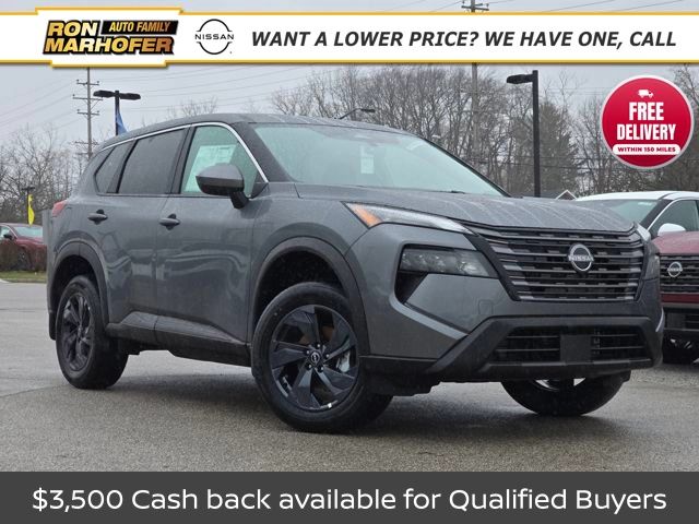 Gray (Gun Metallic) 2026 Nissan Rogue SUV / Crossover Front-Wheel Drive Continuously Variable Transmission