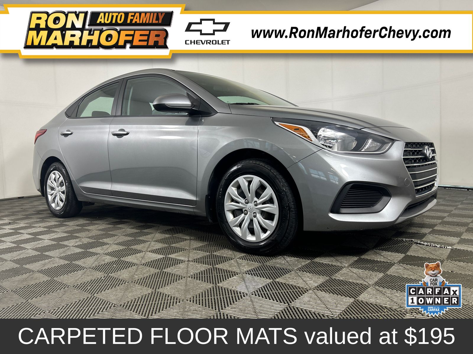 Forge Gray 2022 Hyundai Accent Sedan Front-Wheel Drive Continuously Variable Transmission