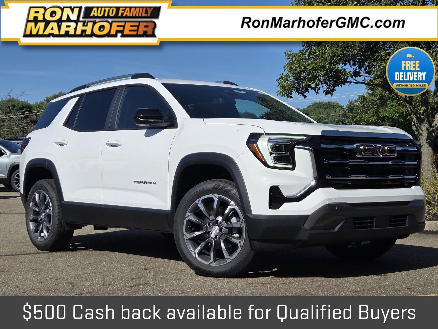 Summit White 2027 GMC Terrain SUV / Crossover Four-Wheel Drive 8-Speed Automatic Overdrive