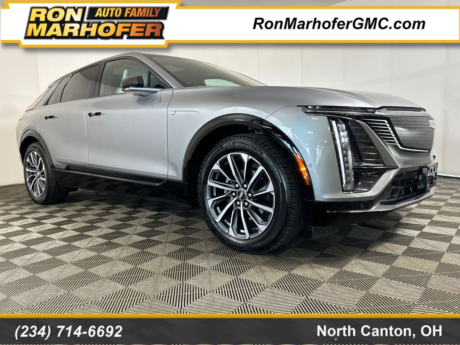 Argent Silver Metallic 2024 Cadillac LYRIQ SUV / Crossover All-Wheel Drive 1-Speed Automatic